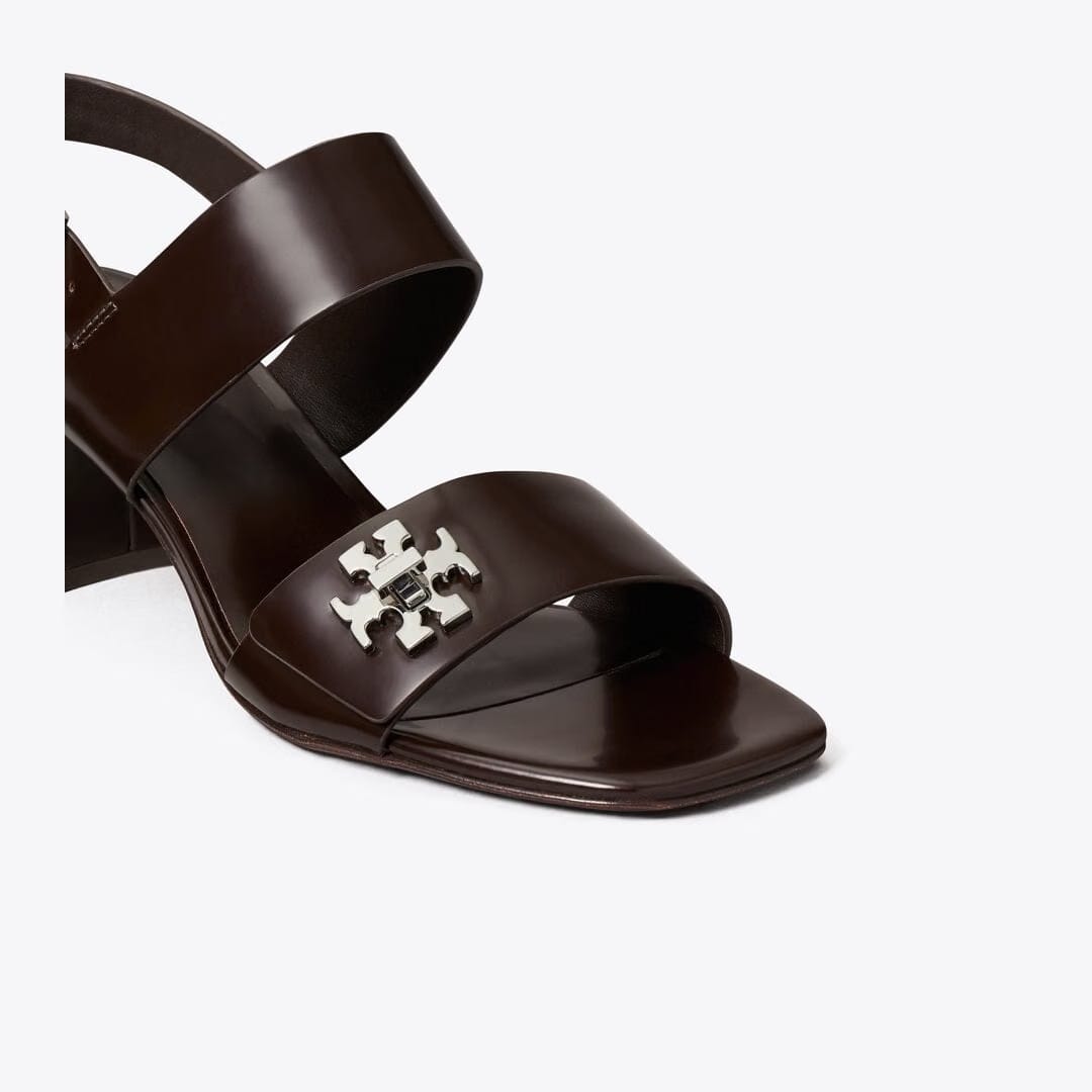 Tory Burch Turnlock Heeled Sandal COCOA