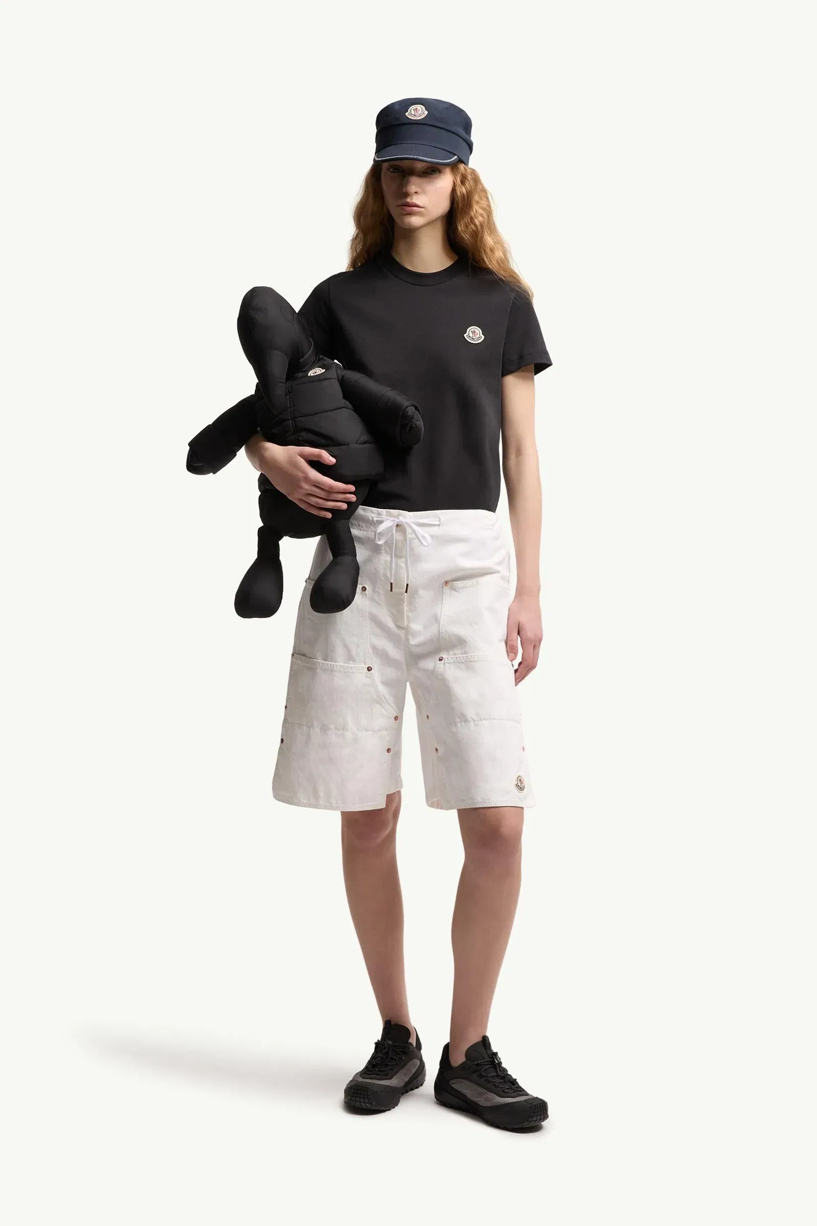 Moncler Logo Patch Cotton T-Shirt (Pack Of Three) Black & White & Pink Black & White & Pink