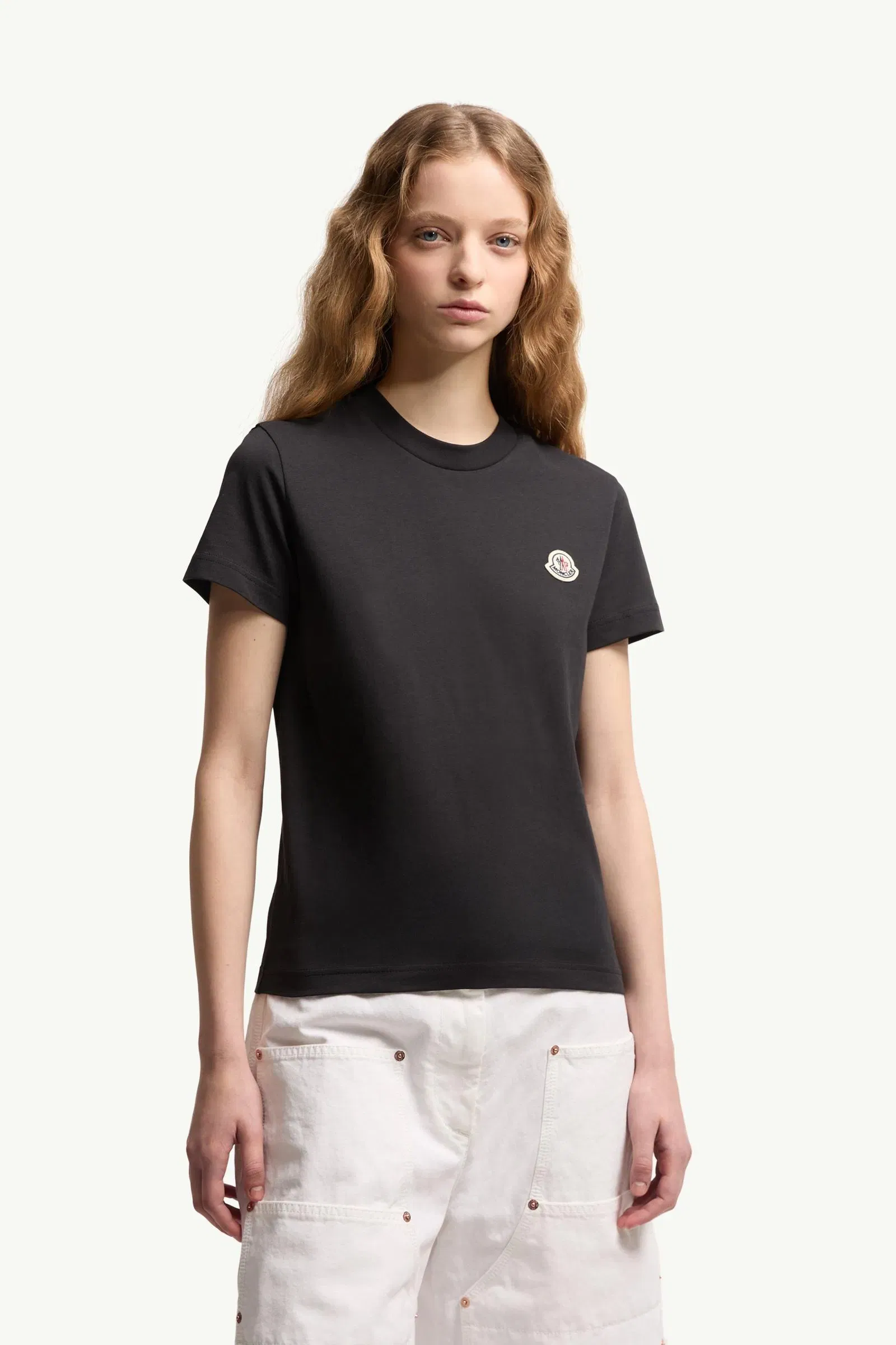 Moncler Logo Patch Cotton T-Shirt (Pack Of Three) Black & White & Pink Black & White & Pink