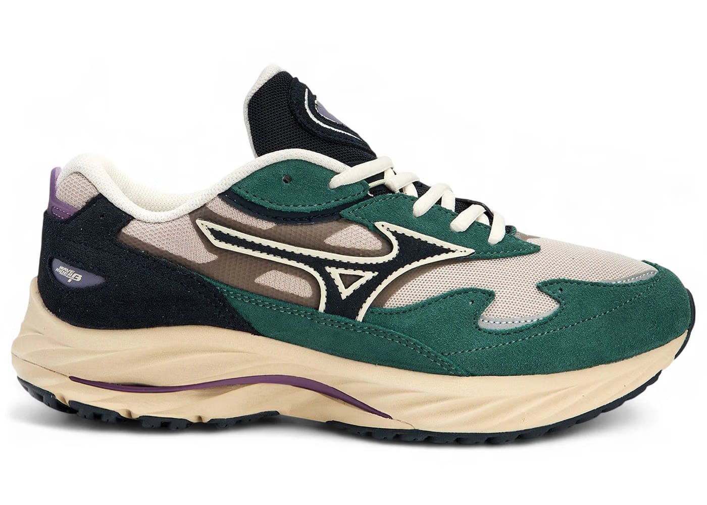 Mizuno Wave Rider Beta Silver Cloud Vulcan Bistro Green