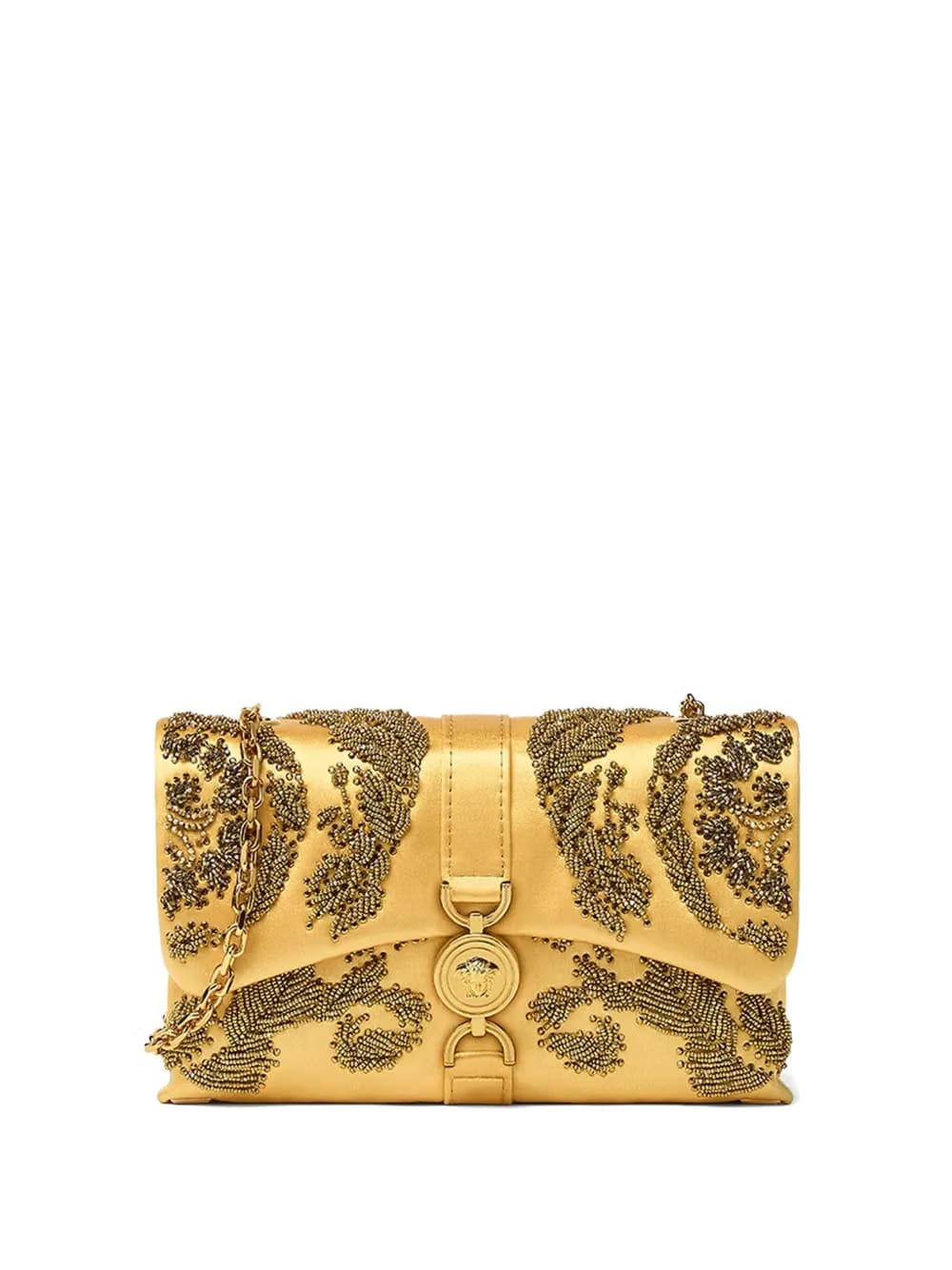 Kleio bead-embellished clutch bag