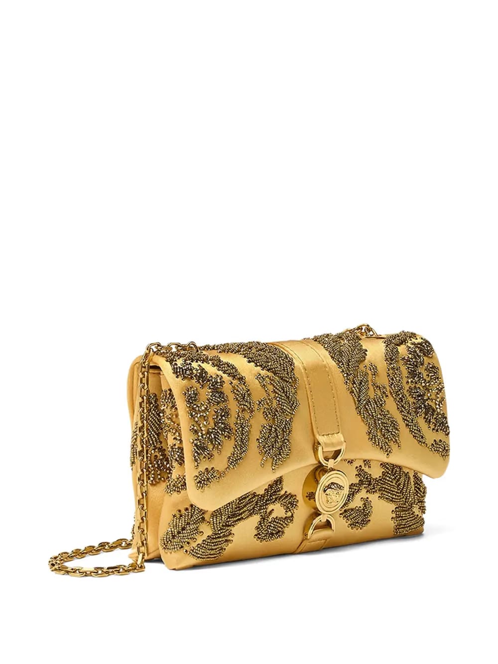 Kleio bead-embellished clutch bag