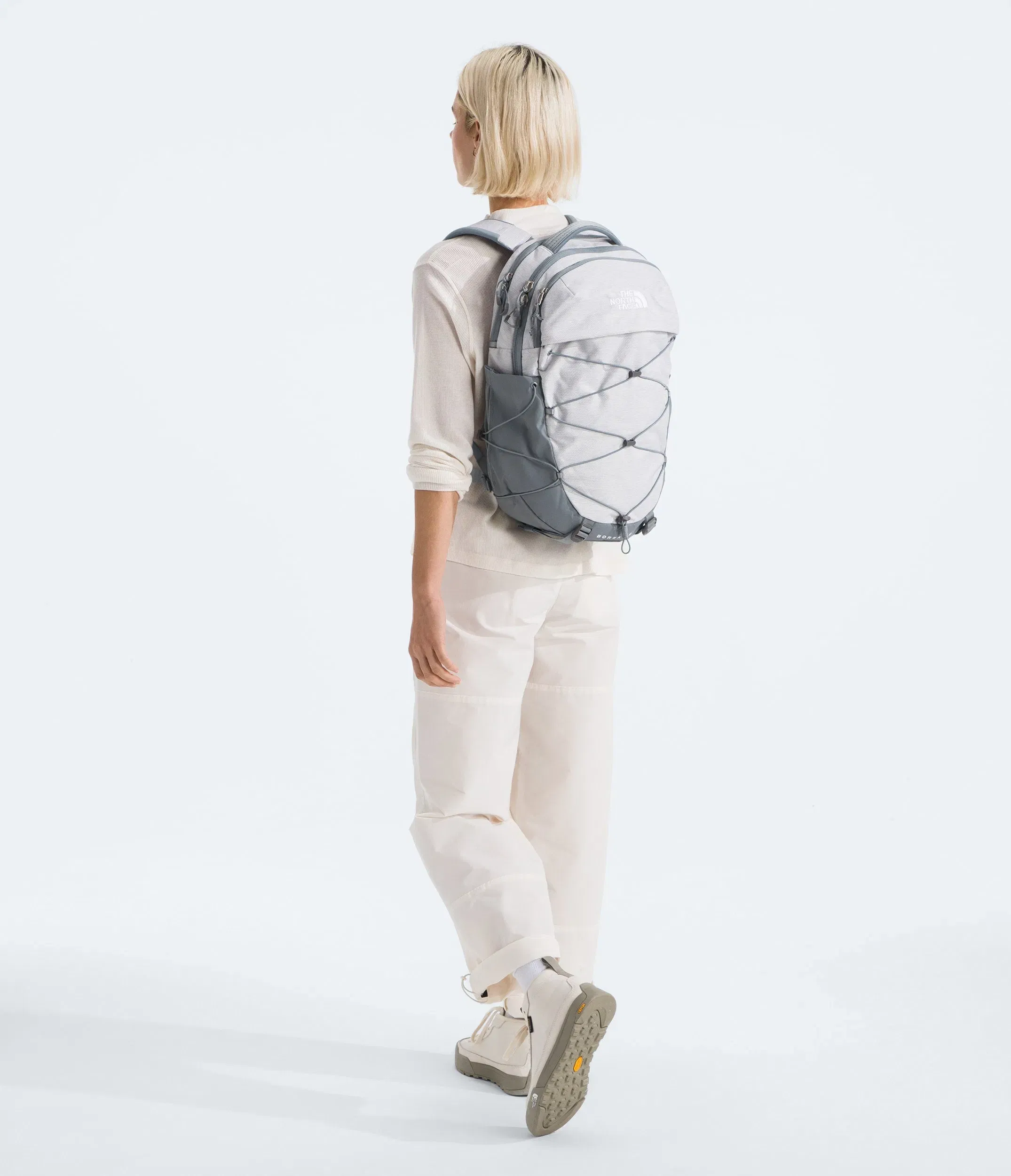 The North Face Women’s Borealis Backpack TNF White Metallic Melange