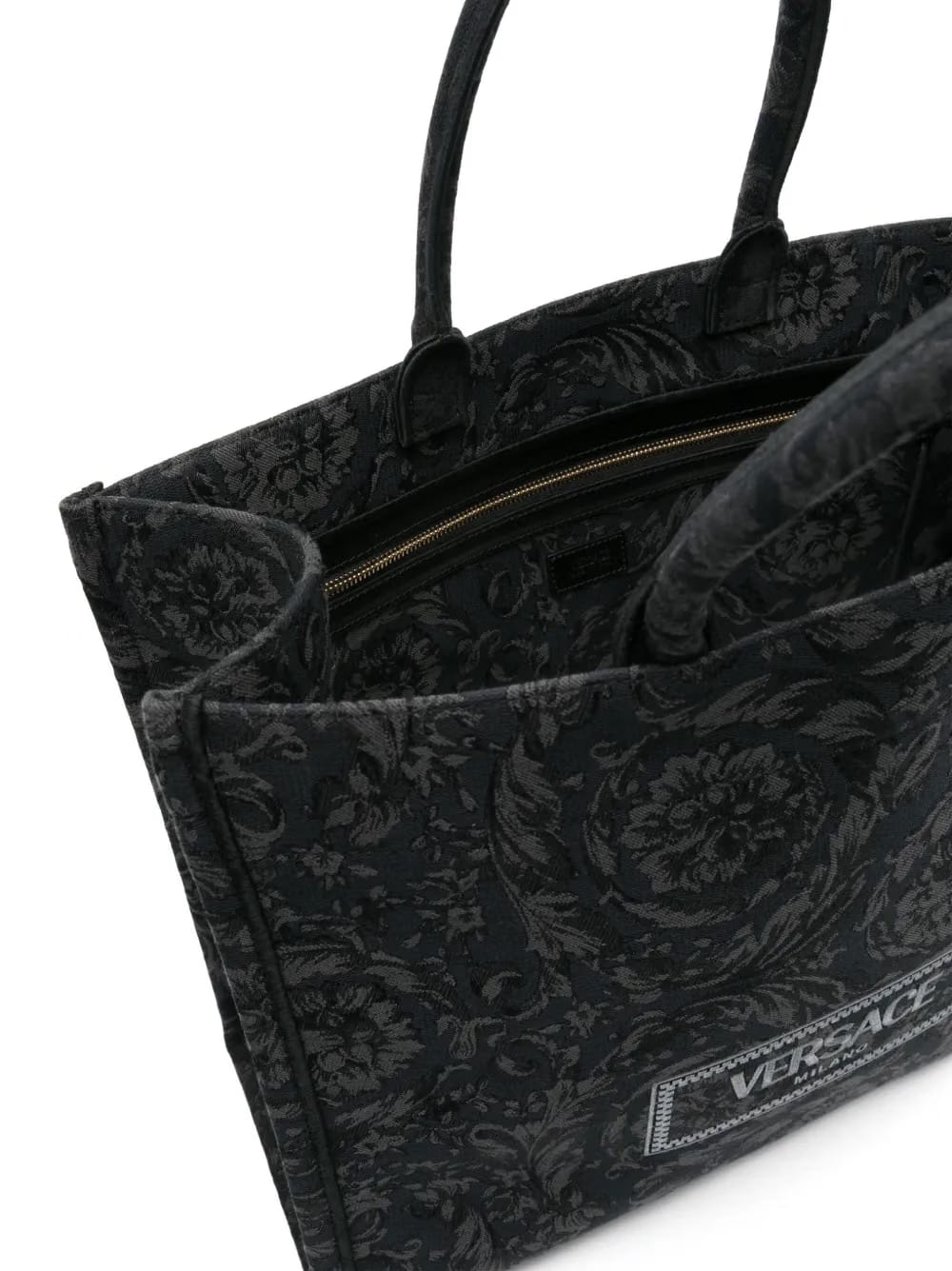 Barocco Athena jacquard canvas tote bag