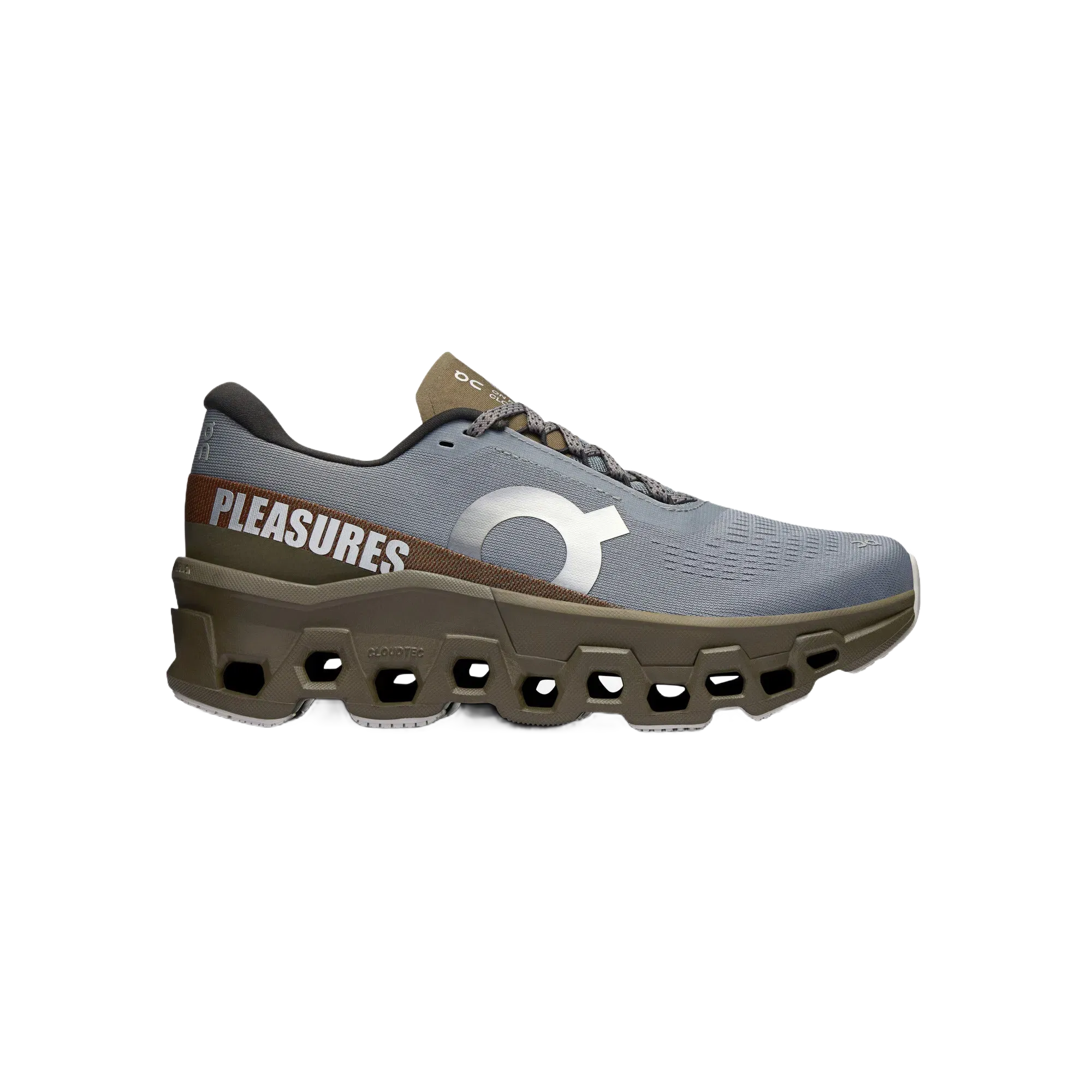 On Running Cloudmonster 2 Pls-Tl Pleasures Mist Olive Womens