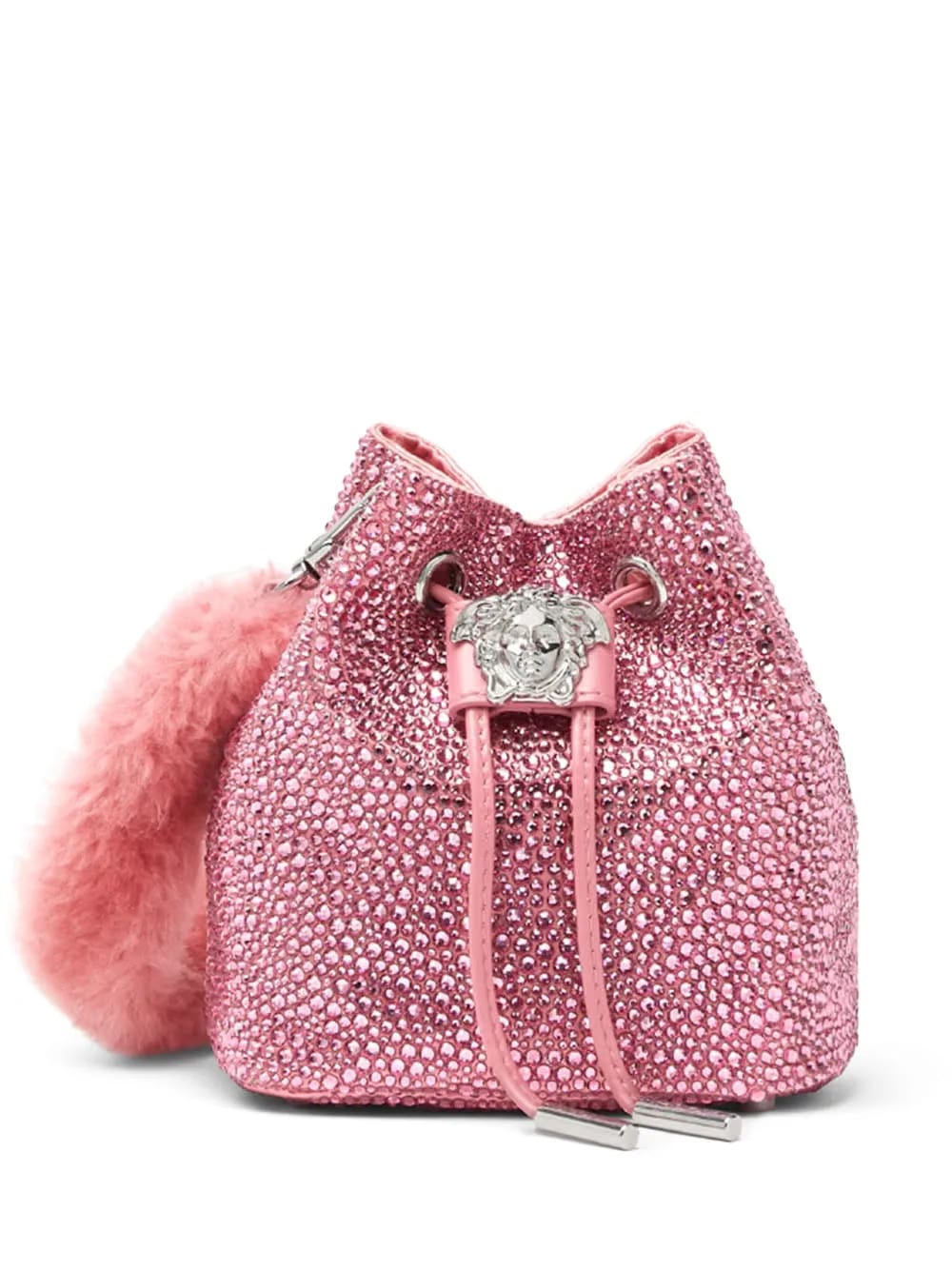 mini La Medusa crystal bucket bag