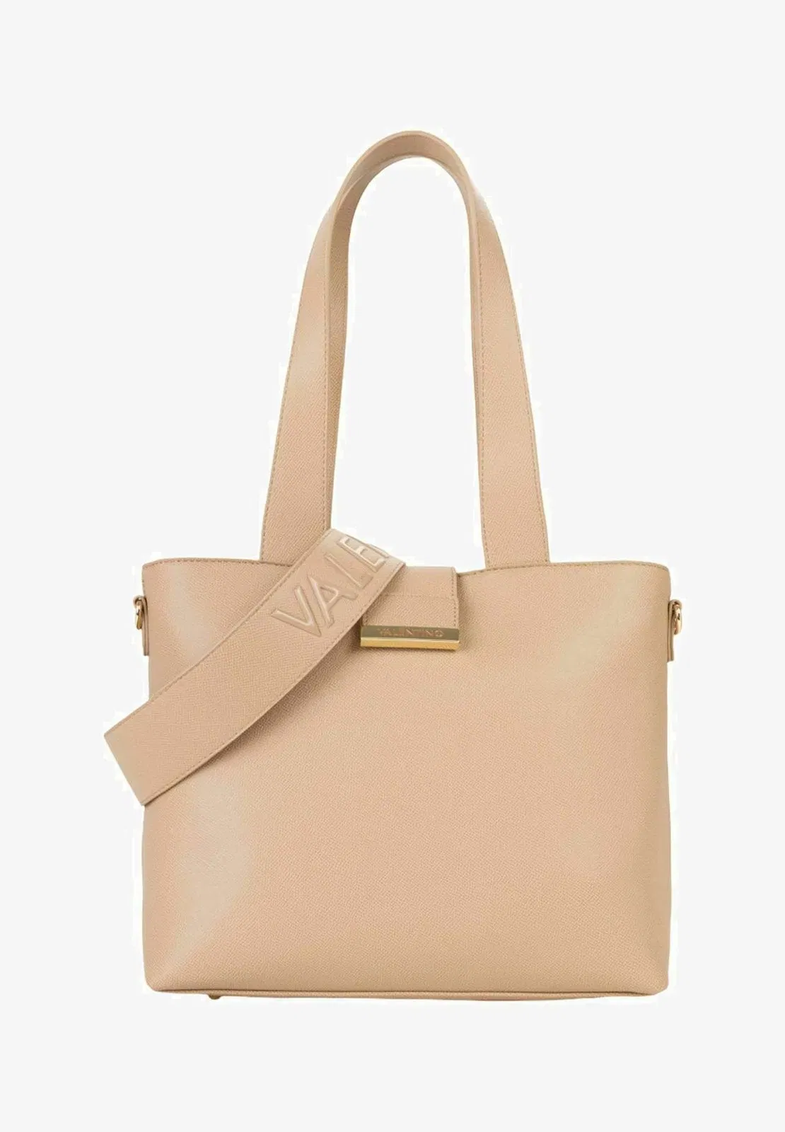 Valentino Bags Dione Re Shopping Bag - Handbag - Beige