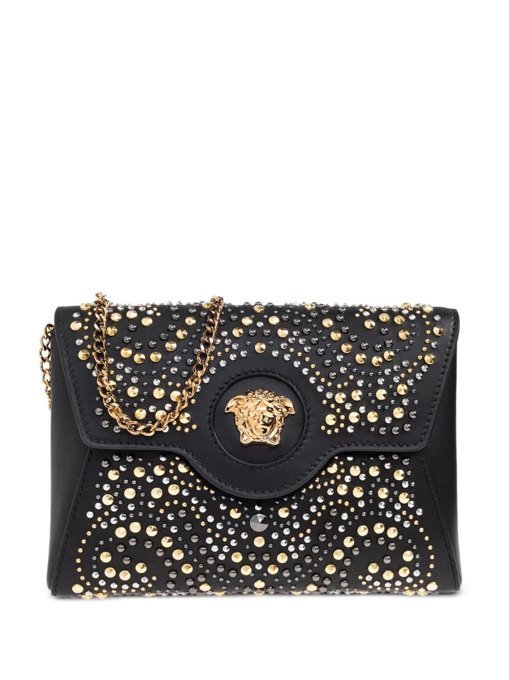 studded clutch bag