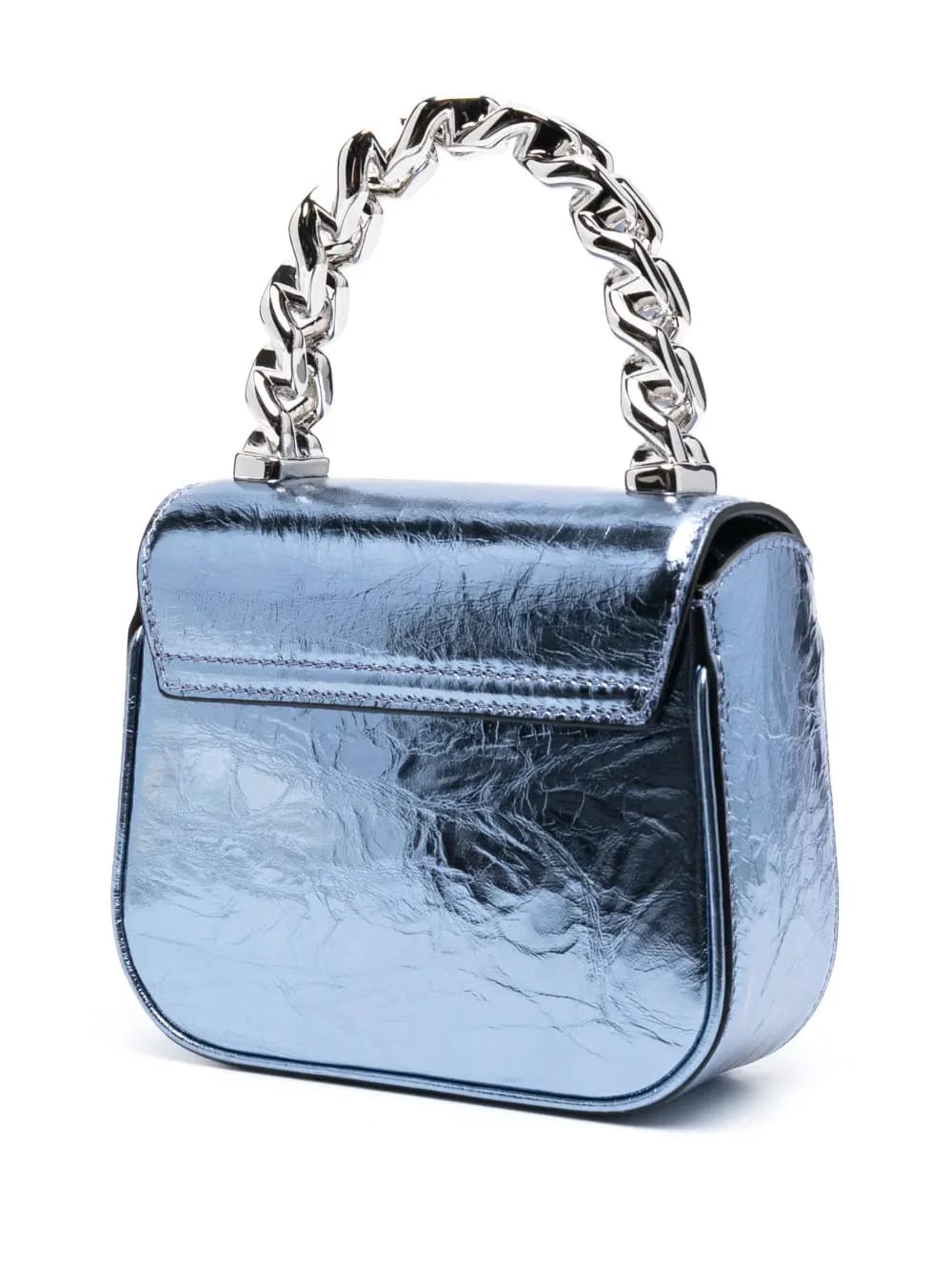 La Medusa metallic leather mini bag