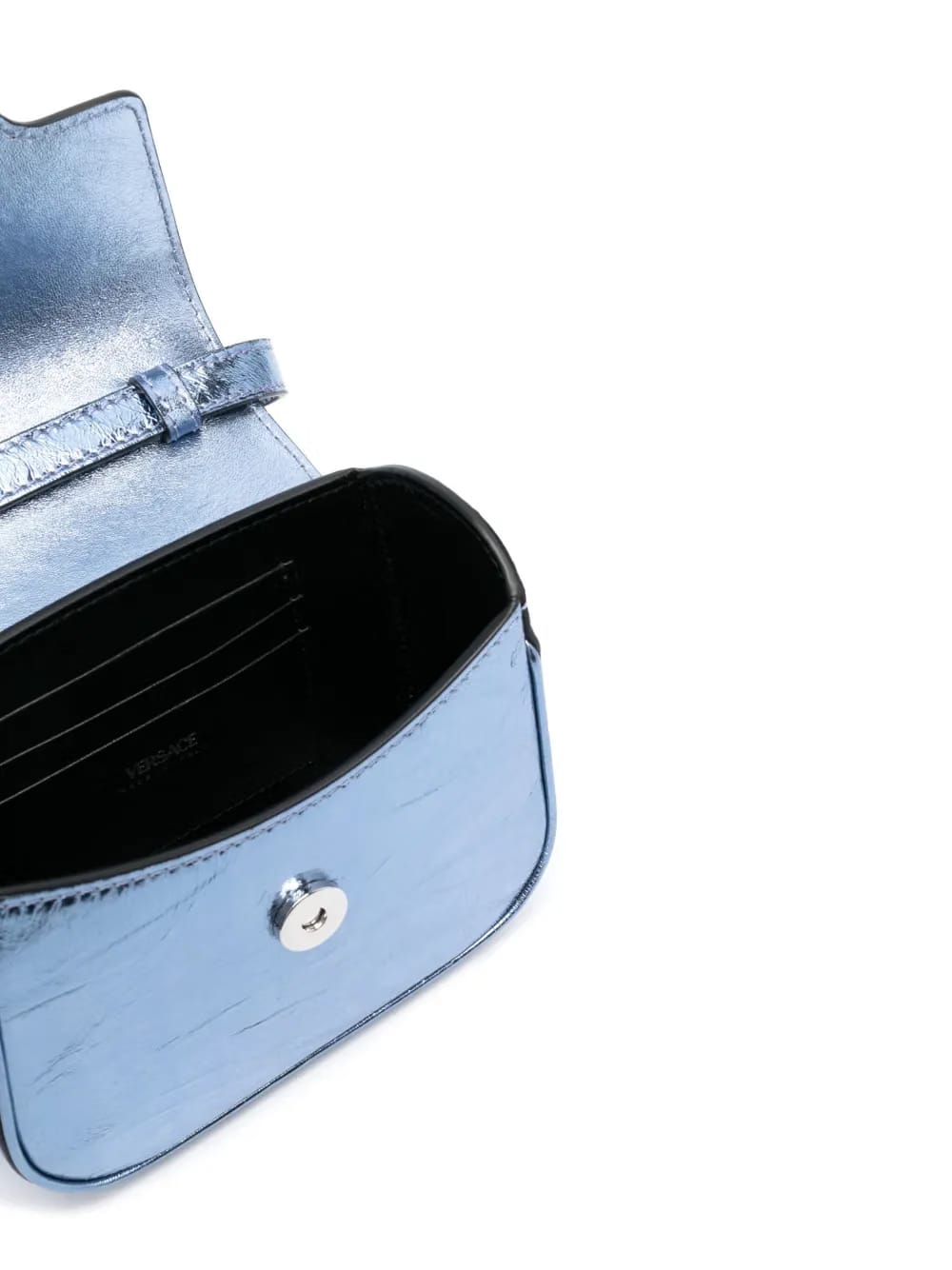 La Medusa metallic leather mini bag