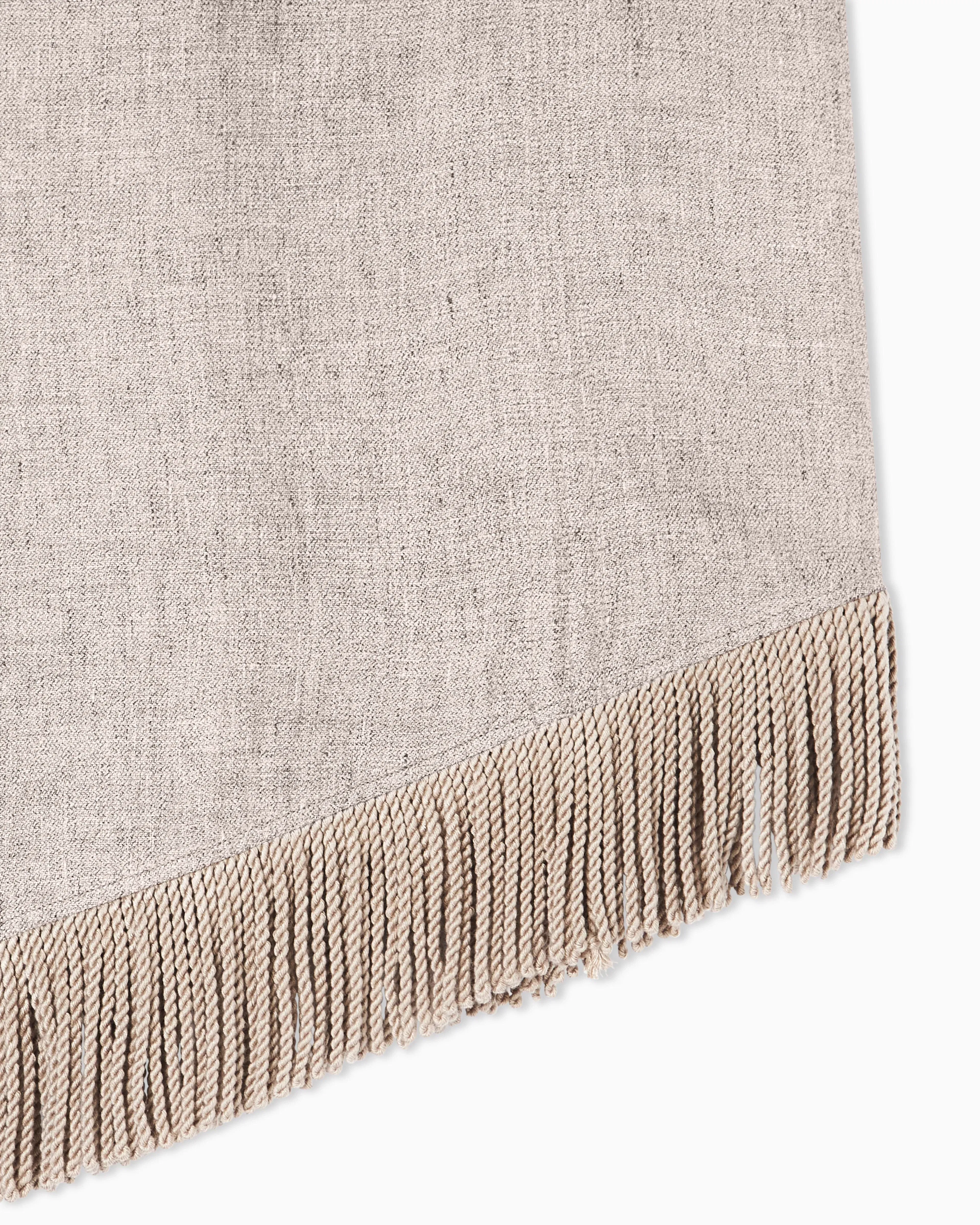 Emporio Armani Heavy linen canvas midi skirt