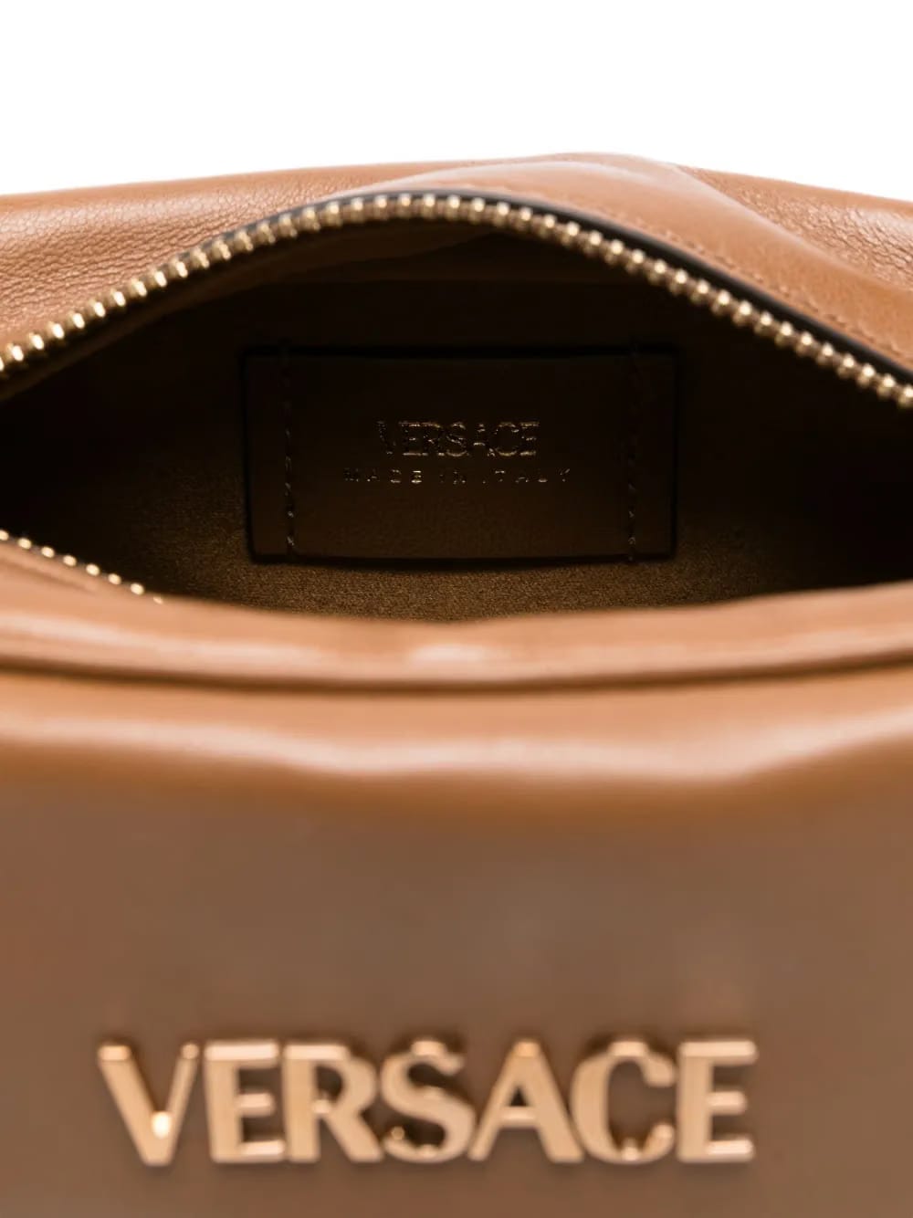logo-plaque top-handle bag
