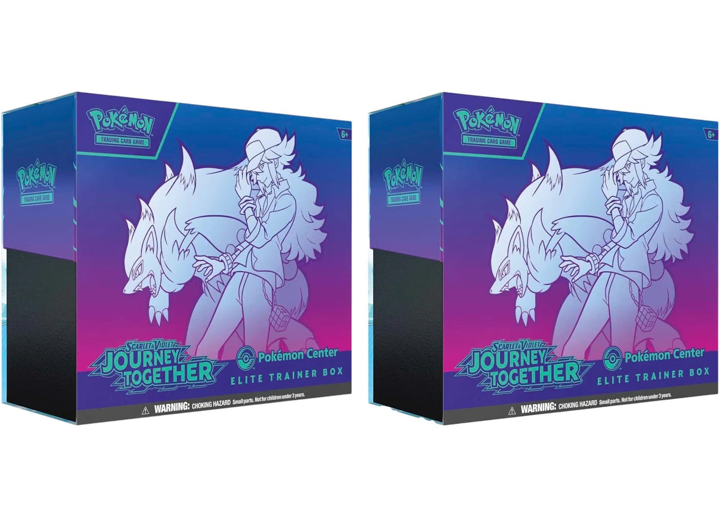 Pokemon Scarlet & Violet Journey Together Pokemon Center Elite Trainer Box 2X Lot