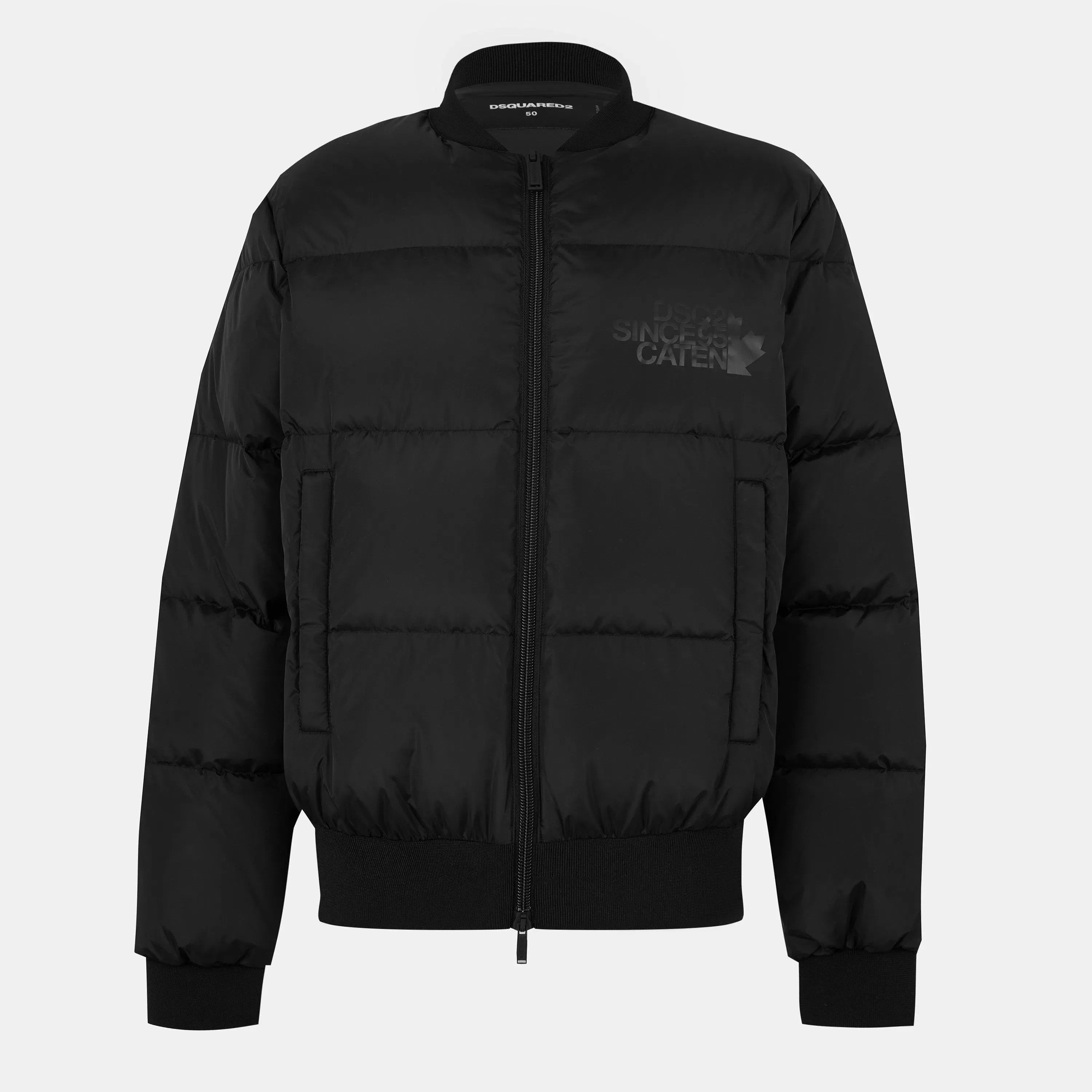 Insulated Puffer Bomber Jacket