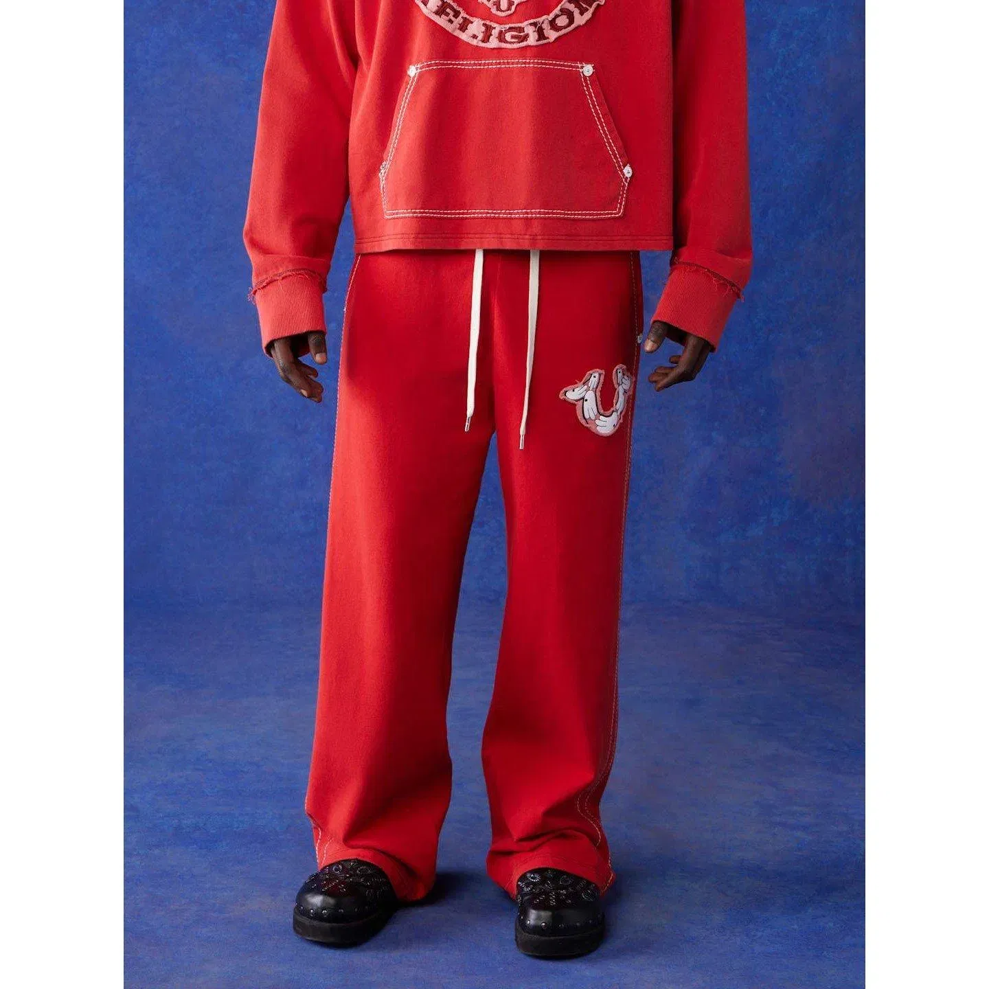Open Hem Fleece Joggers