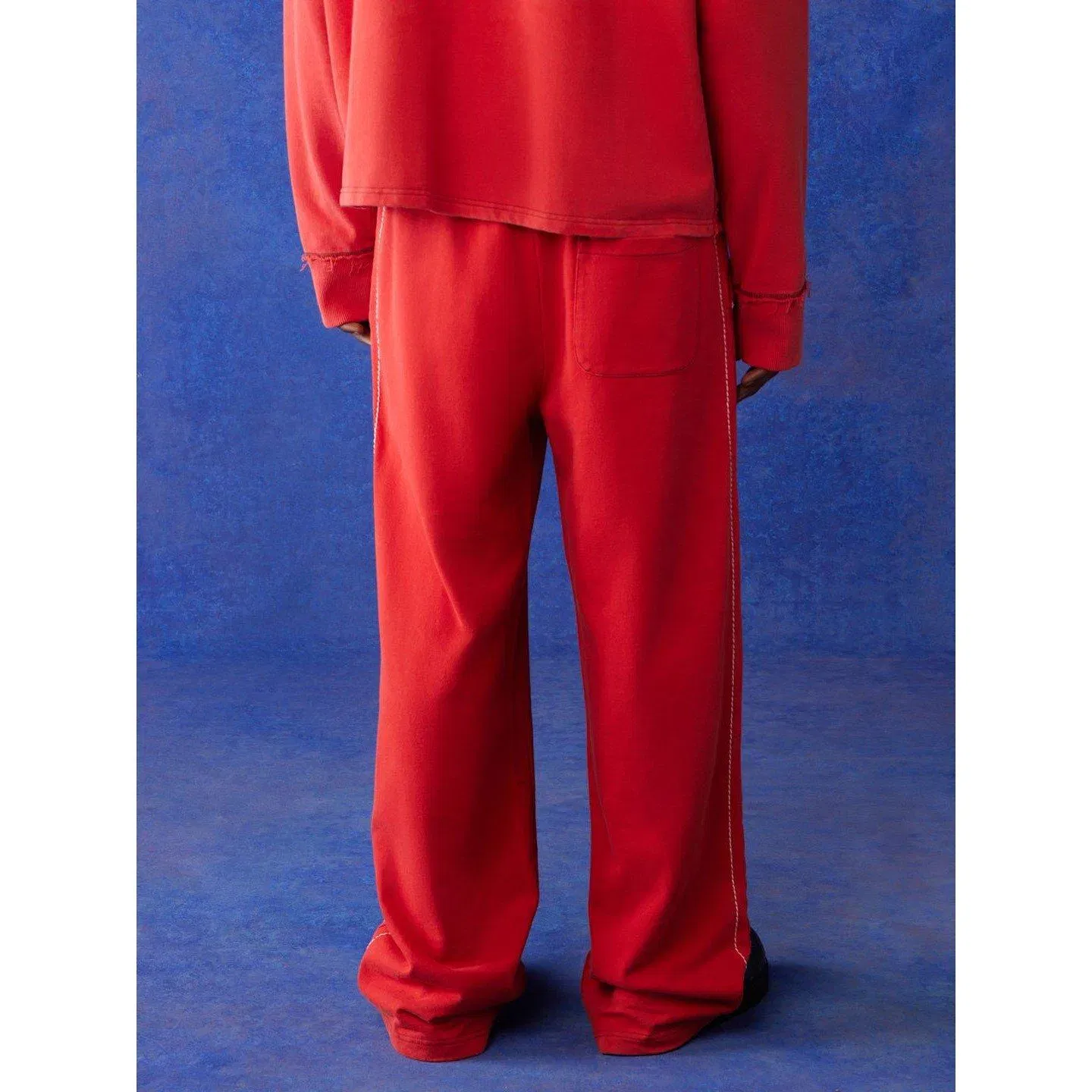 Open Hem Fleece Joggers