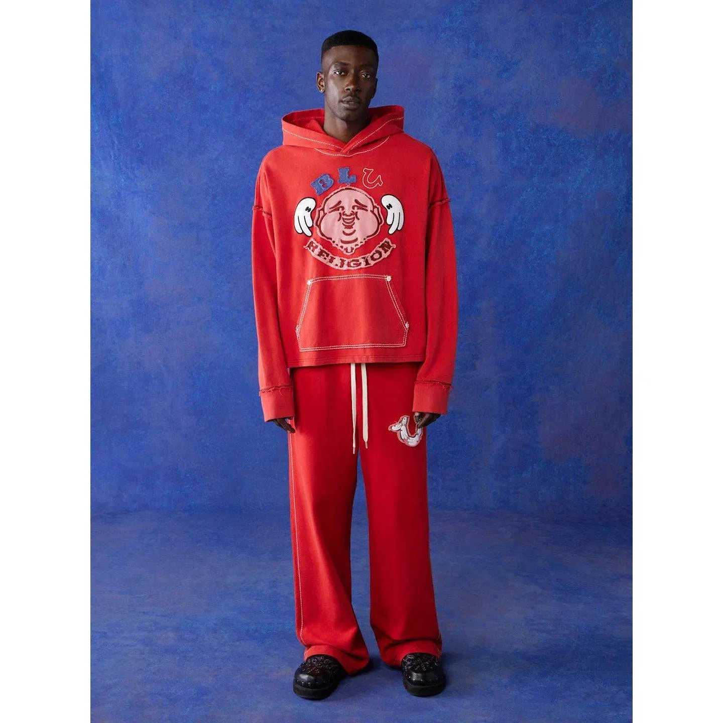 Open Hem Fleece Joggers