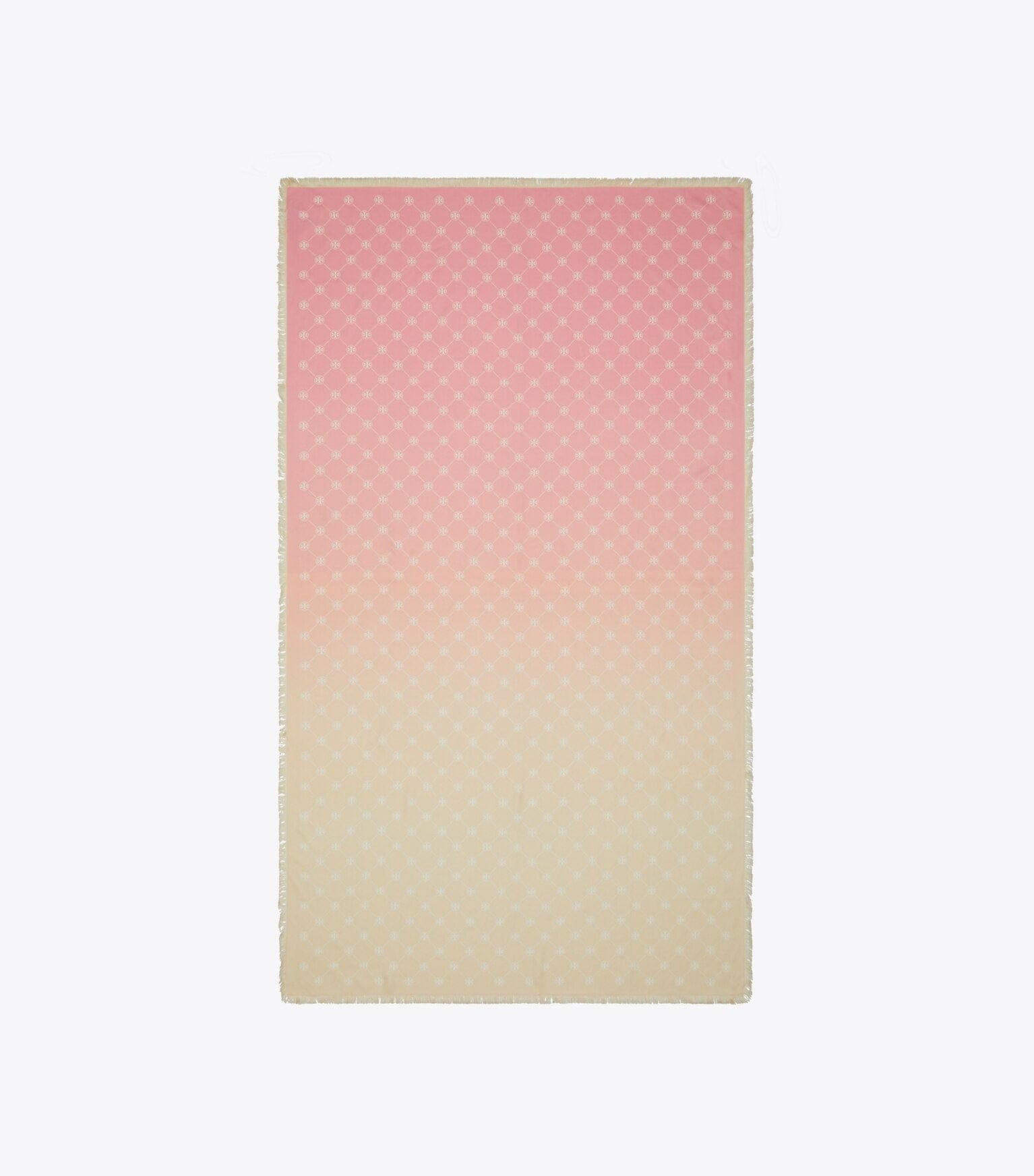 T Monogram Silk Oblong Scarf