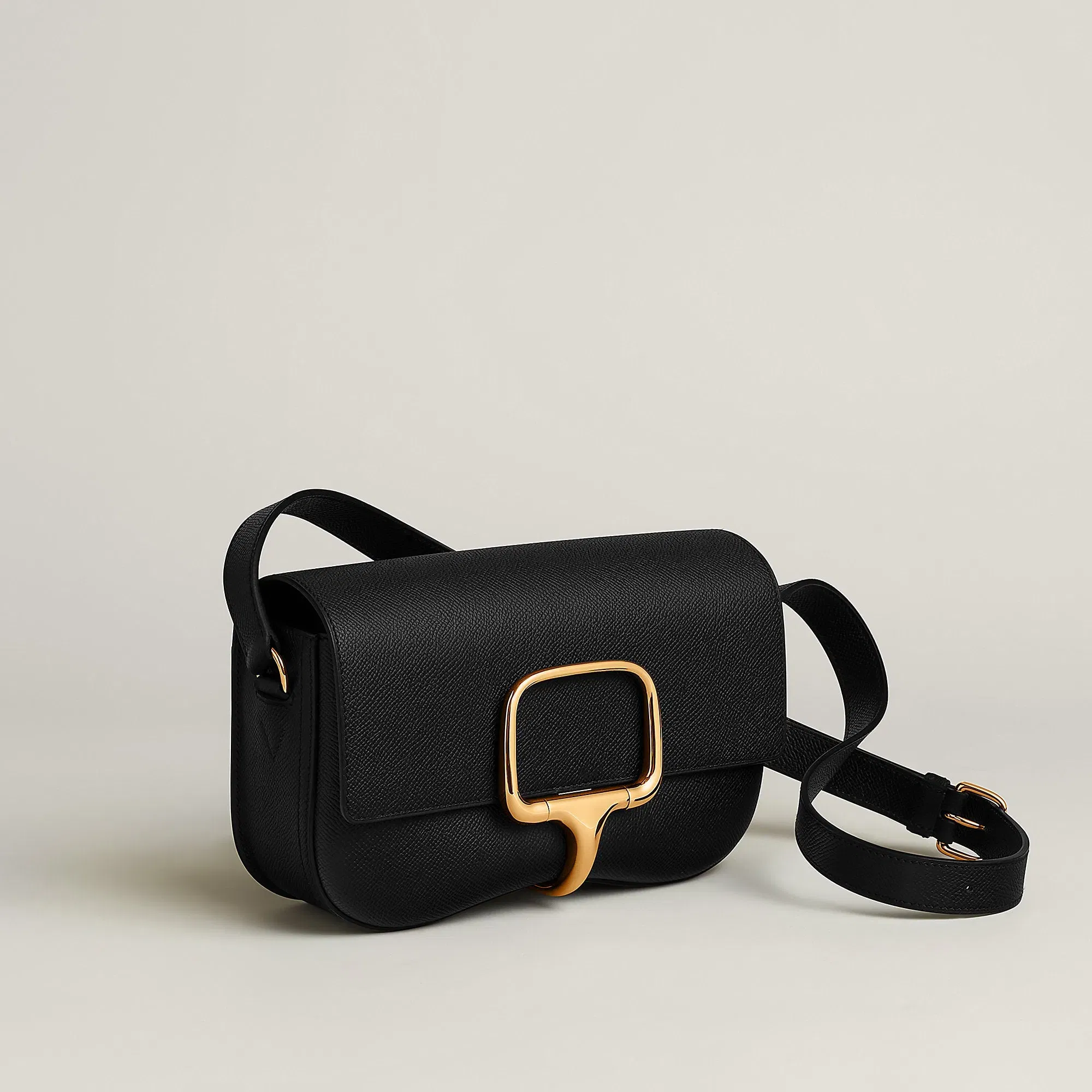 Hermes Herms Della Cavalleria Elan Bag Gold