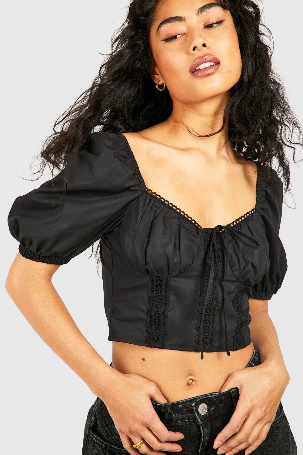 Cotton Corset Top