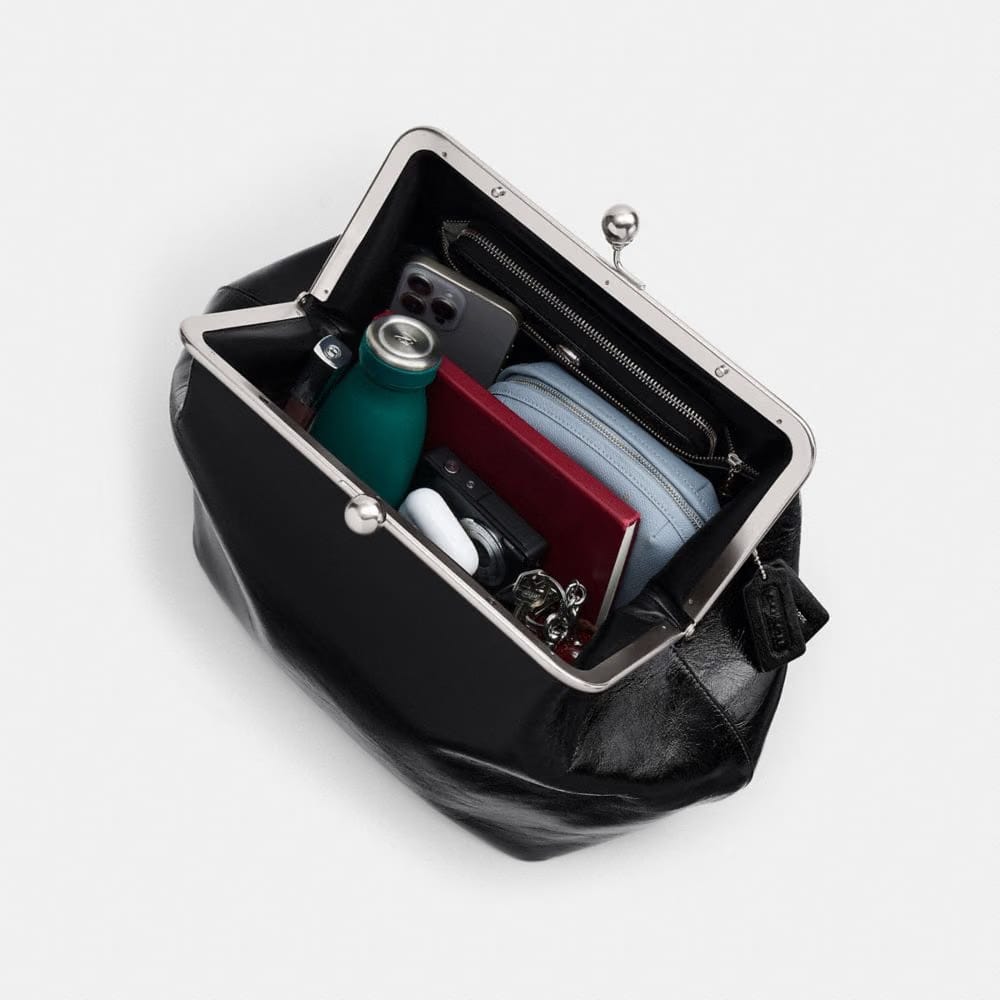 Large Kisslock Frame Bag