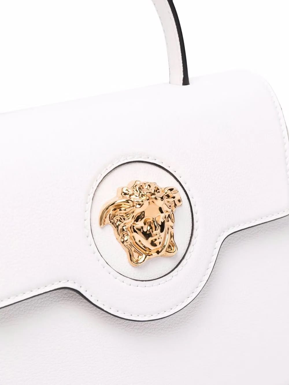 La Medusa leather hand bag