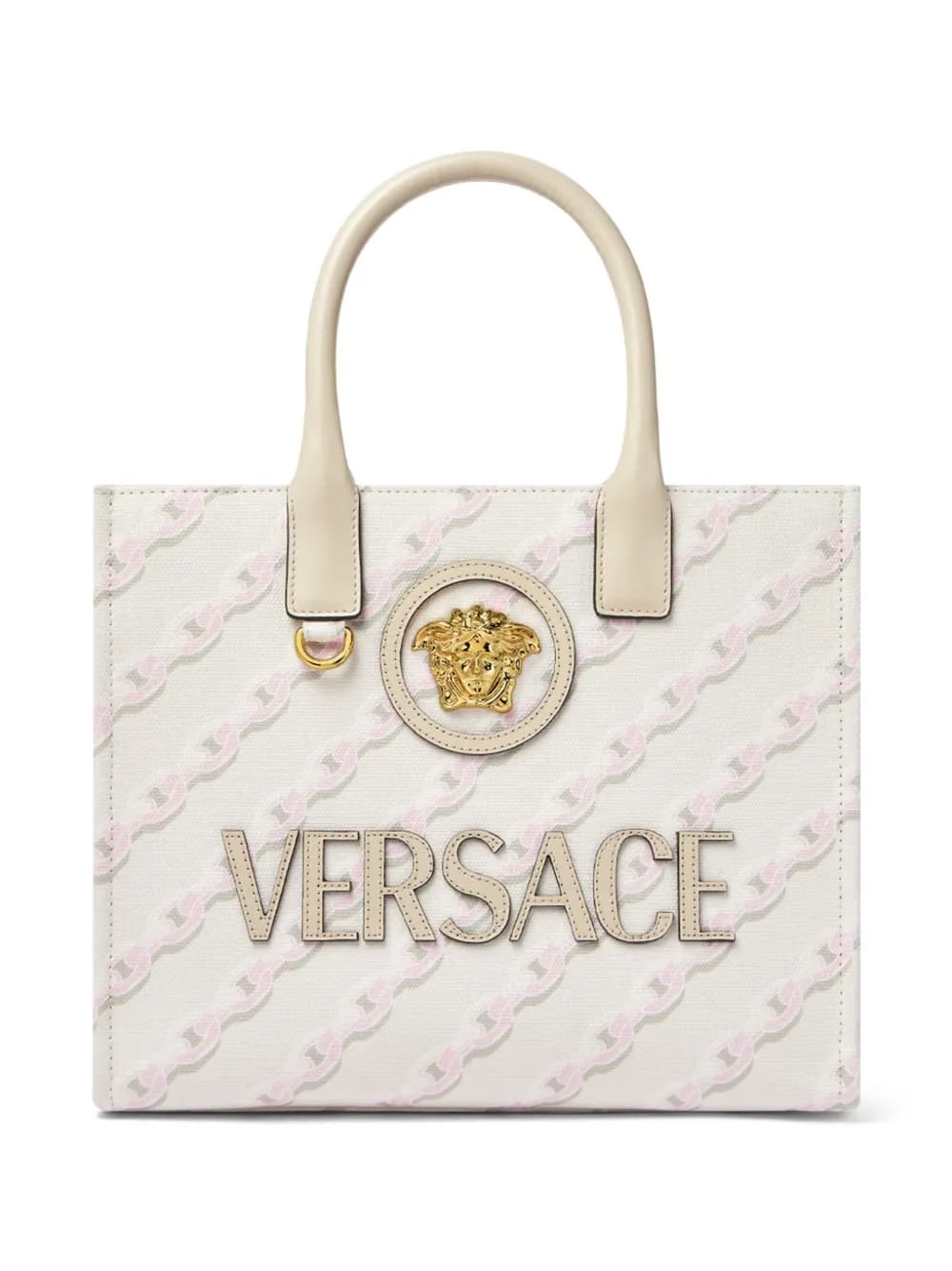 small Chain Stripes La Medusa tote bag