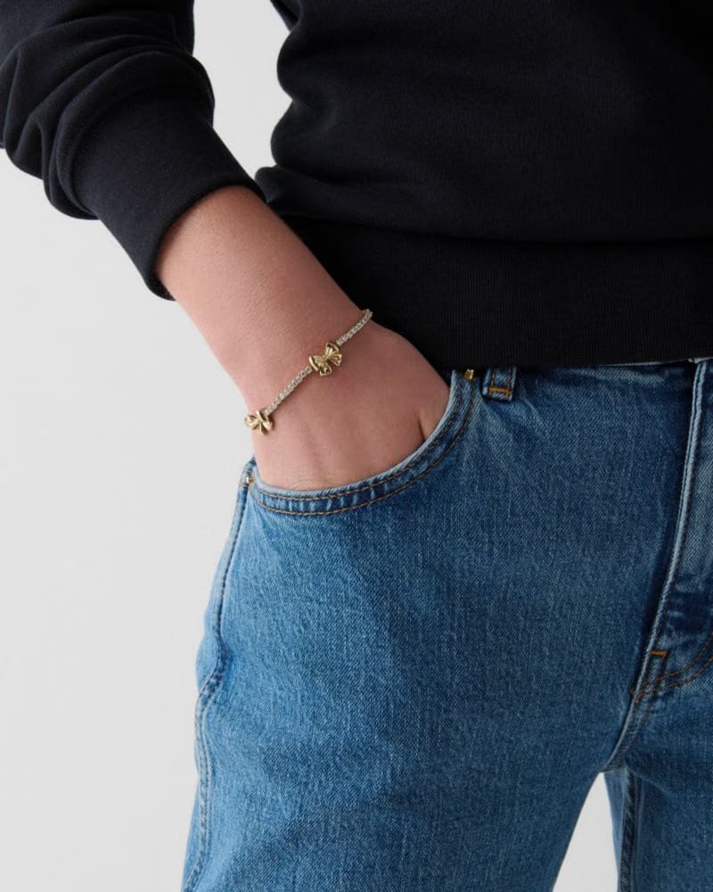 Bling And Bows Bow Tennis Bracelet