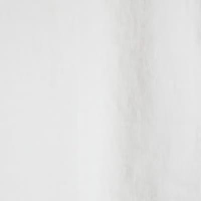 White Linen Blend Short Sleeve Shirt