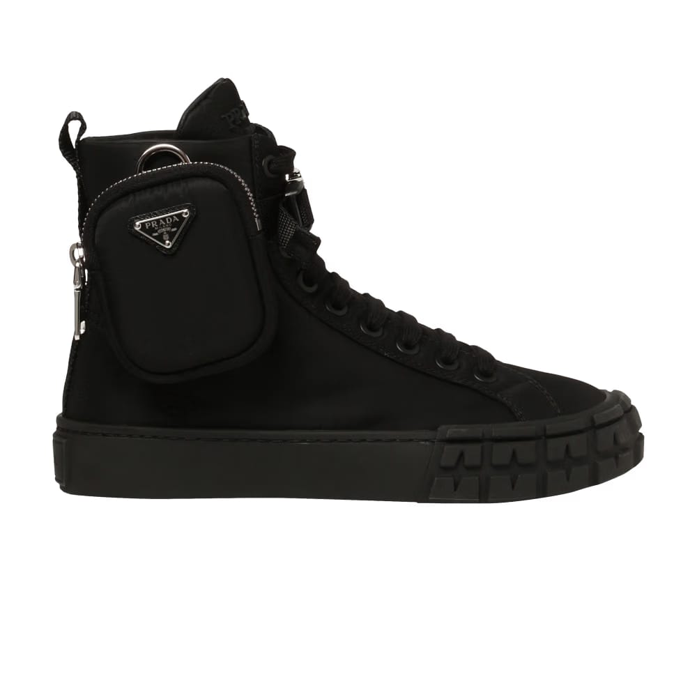 Prada Wmns Wheel Re-Nylon High 'Black'