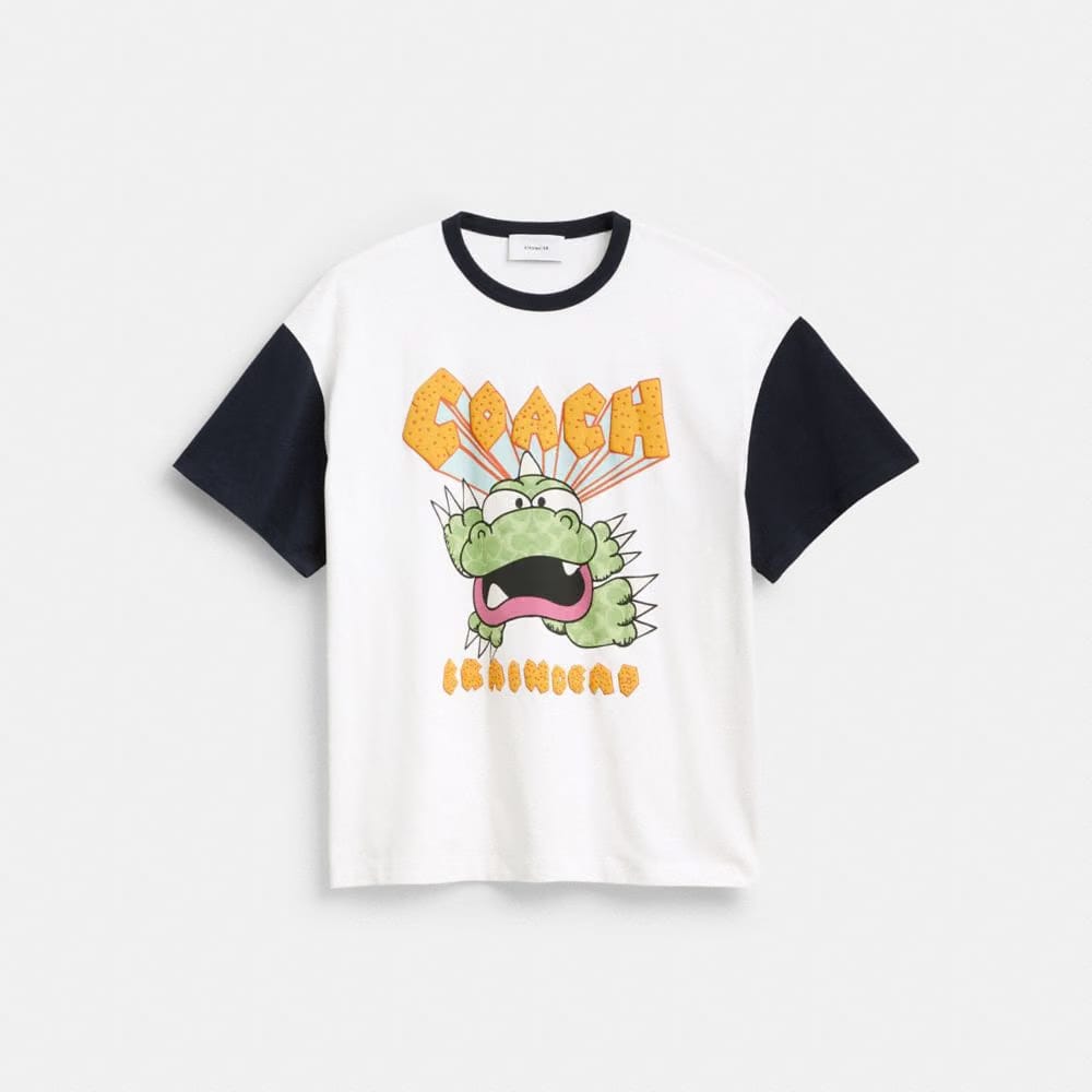 Coach Coach | Brain Dead Zilly Dino T-Shirt White