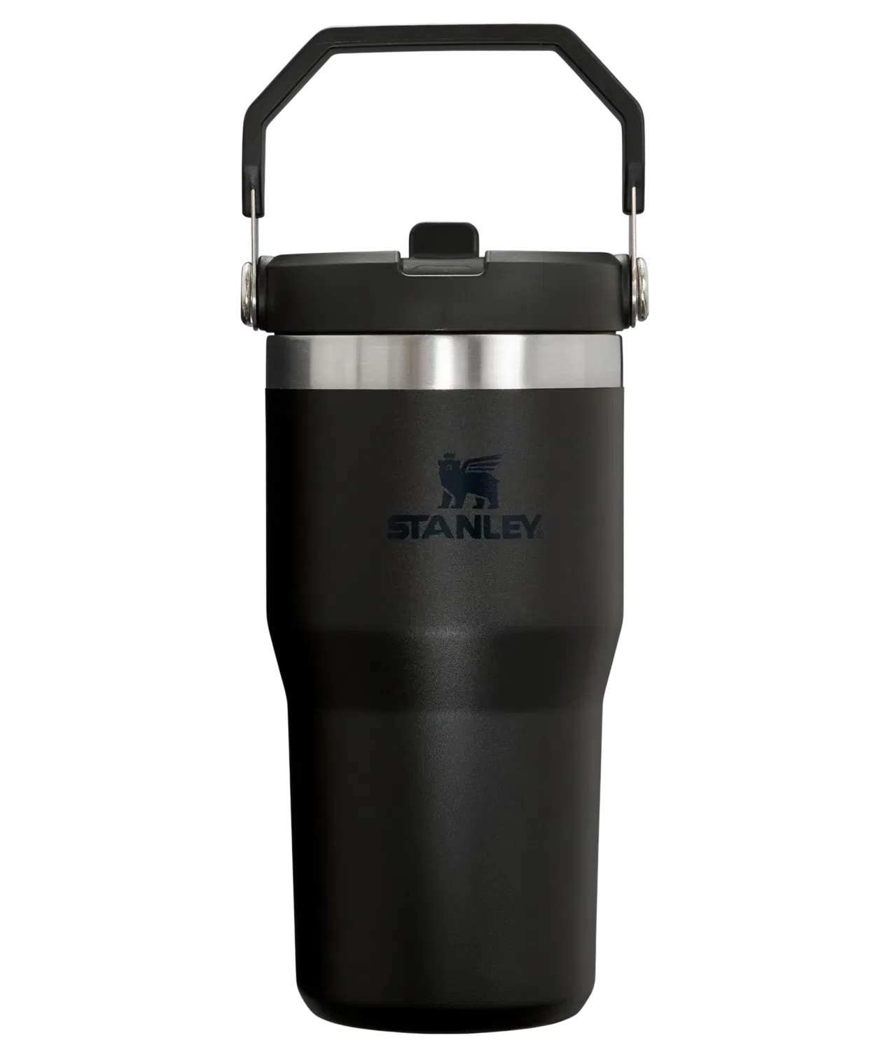 The IceFlow Flip Straw Tumbler | 20 OZ - Stanley Create Black 2.0