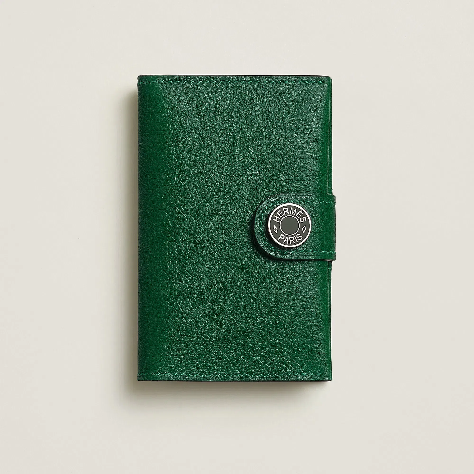 Hermes R.M.S Card Holder Bleu Zanzibar