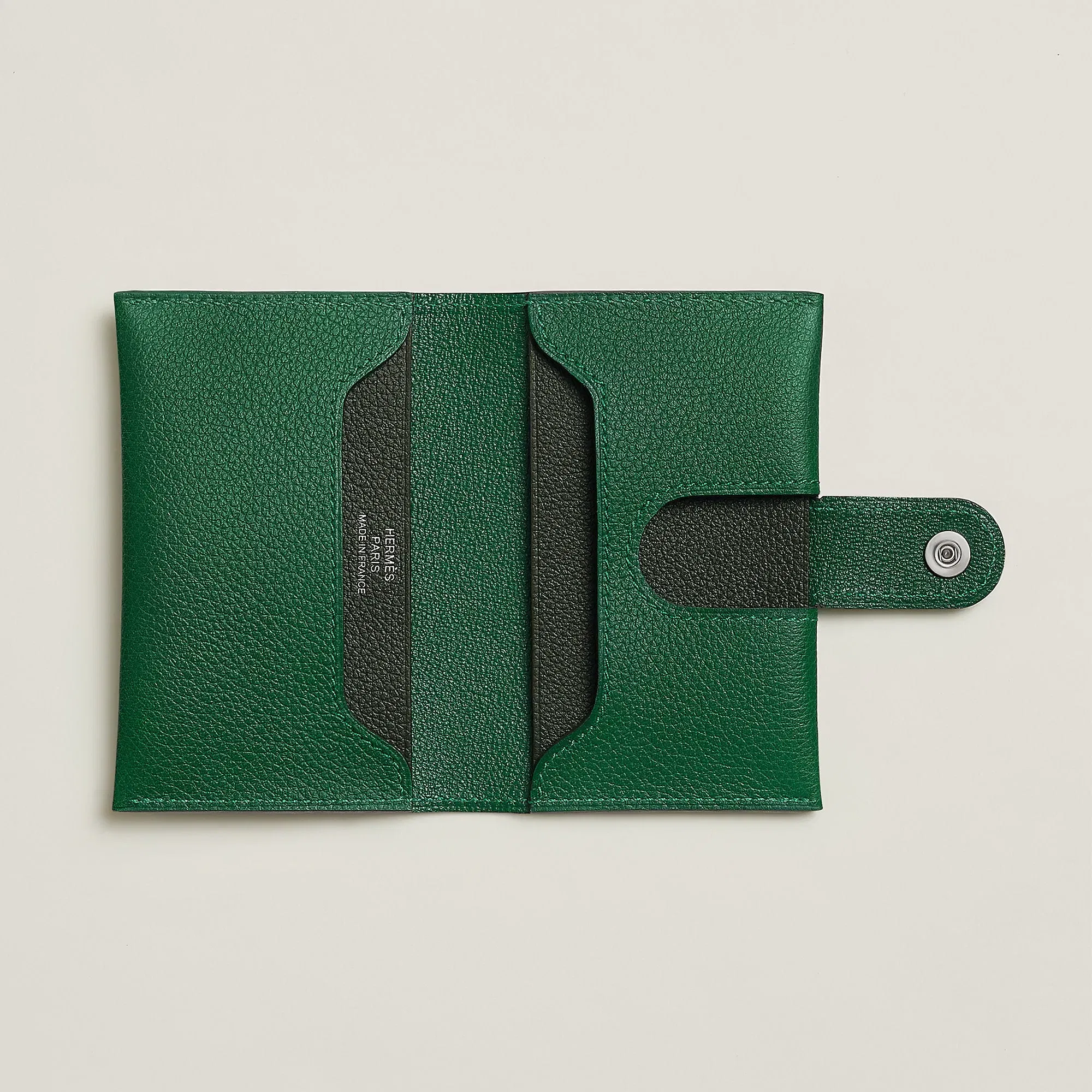 Hermes R.M.S Card Holder Bleu Zanzibar
