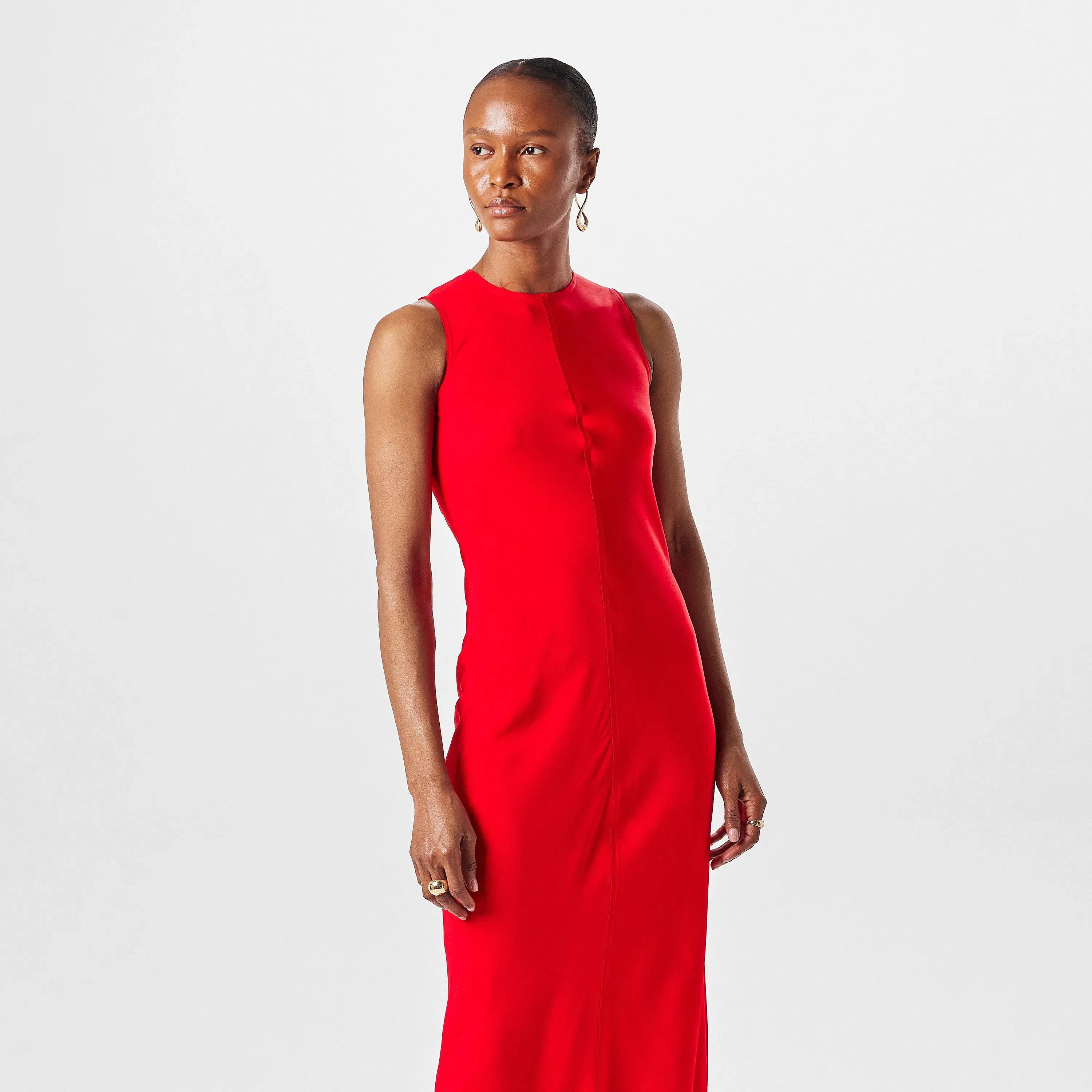 Long Fluid Maxi Dress