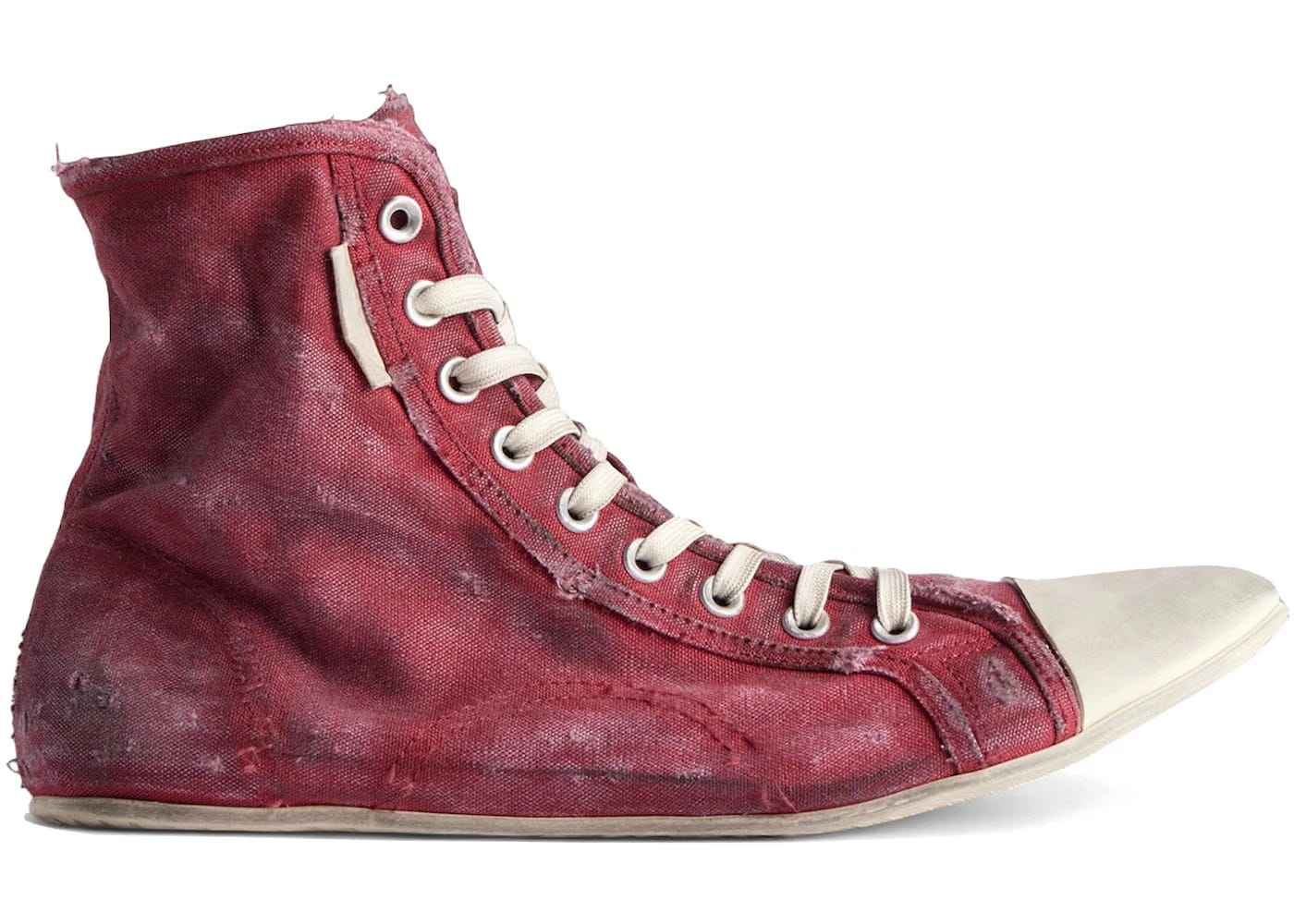 Balenciaga Paris Ultra Flat High Worn-Out Red