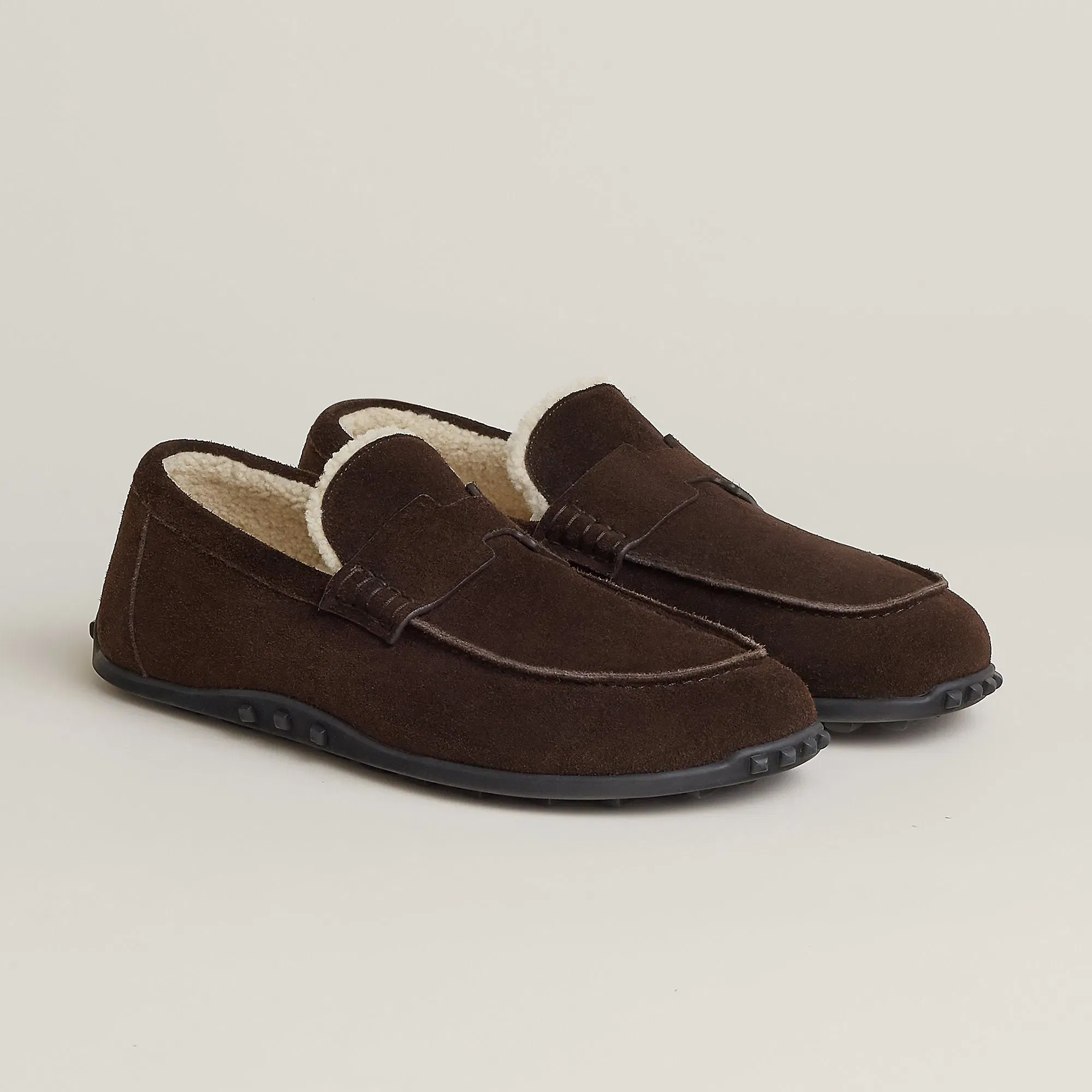Hermes Lazy Loafer Noir