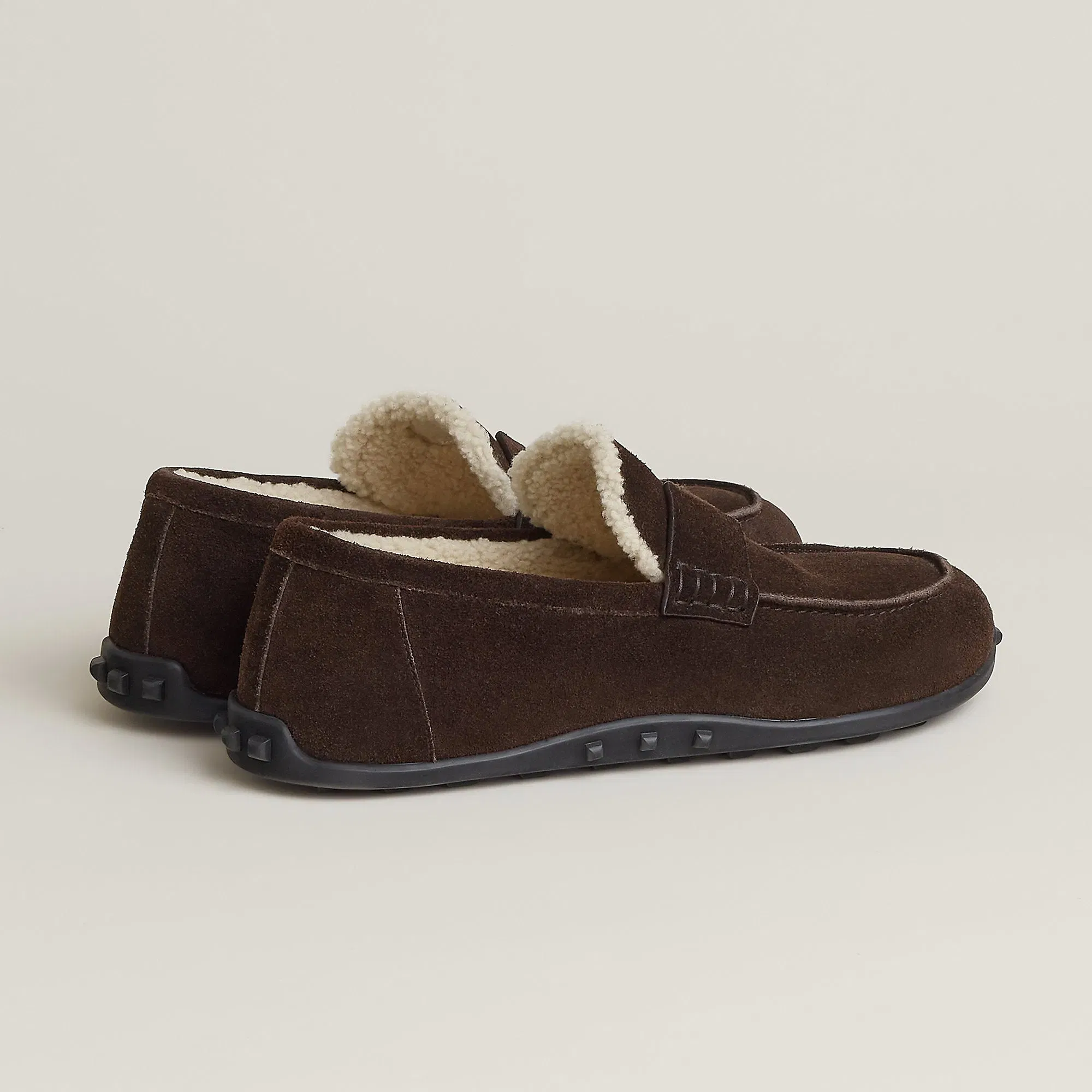 Hermes Lazy Loafer Noir