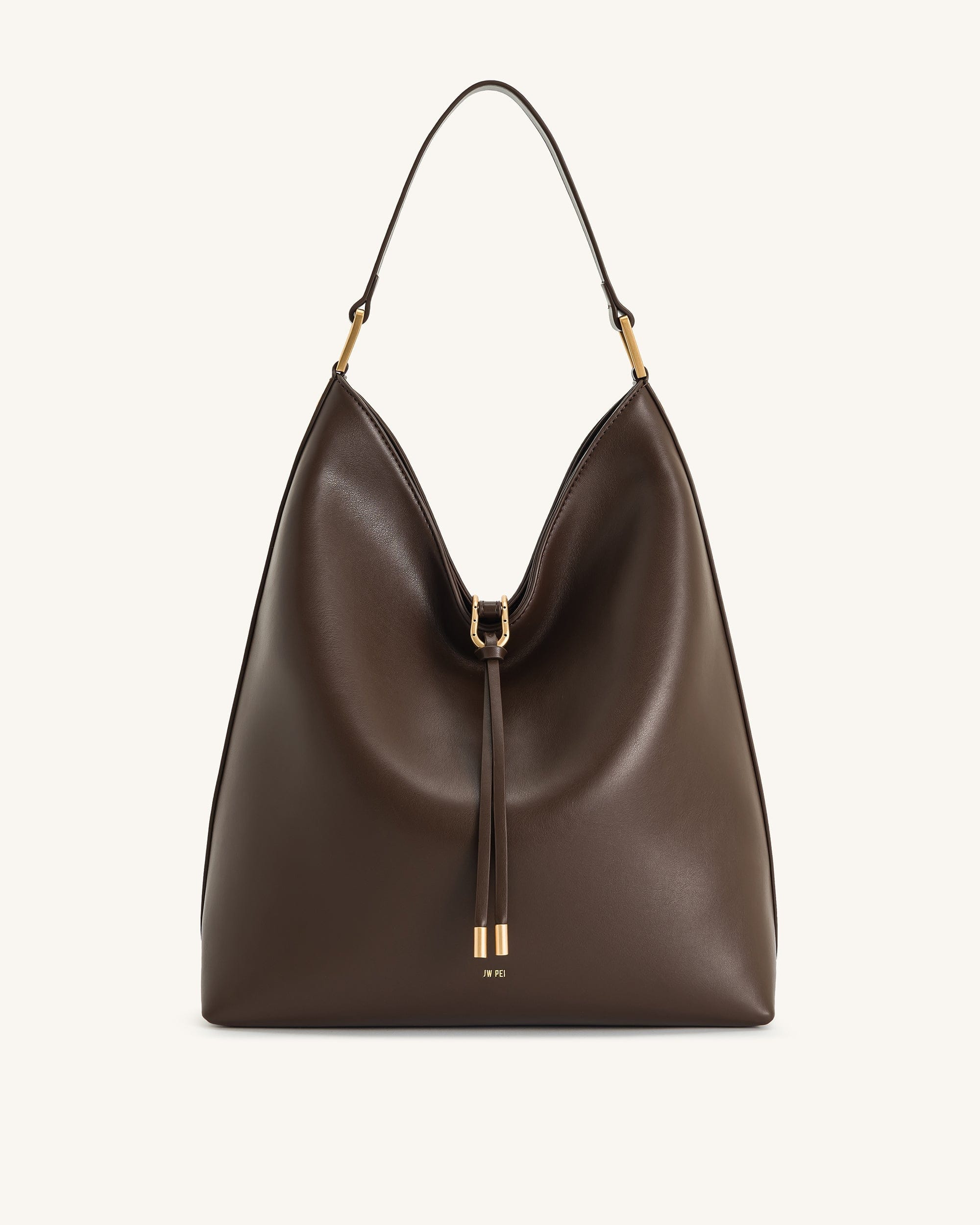 Aria Shoulder Bag - Brown Canvas