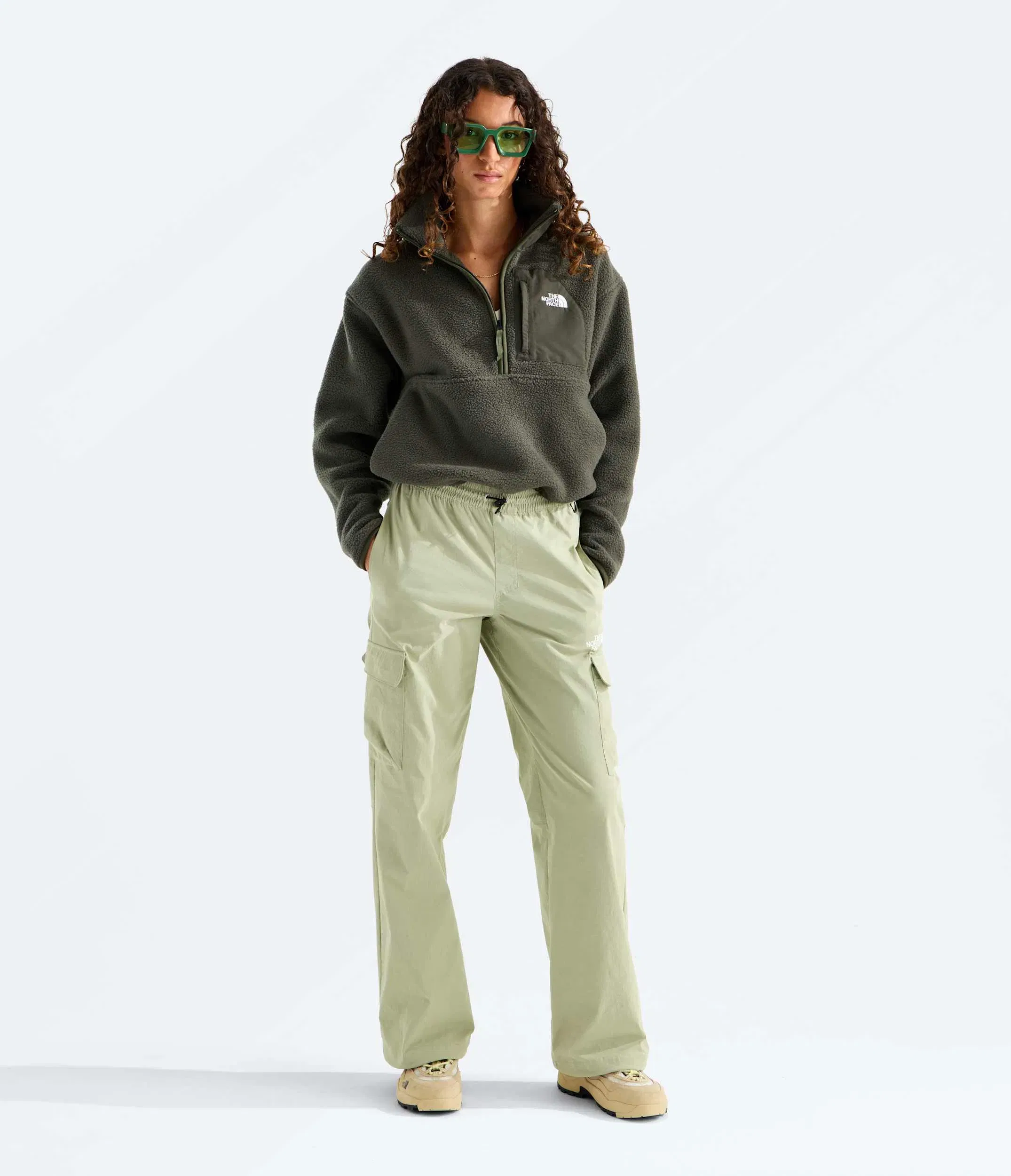 The North Face Women’s Yumiori Off Peak ½-Zip Jacket New Taupe Green