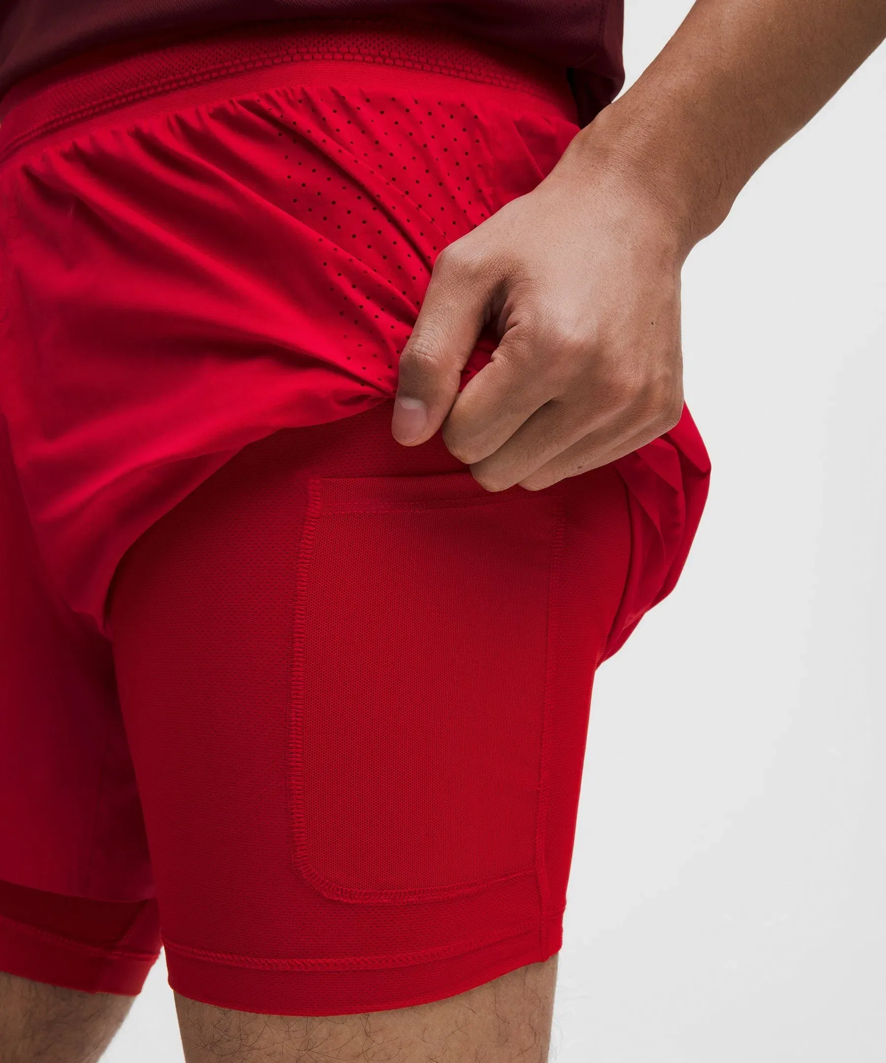Lululemon Perforated Lined Running Short 5"