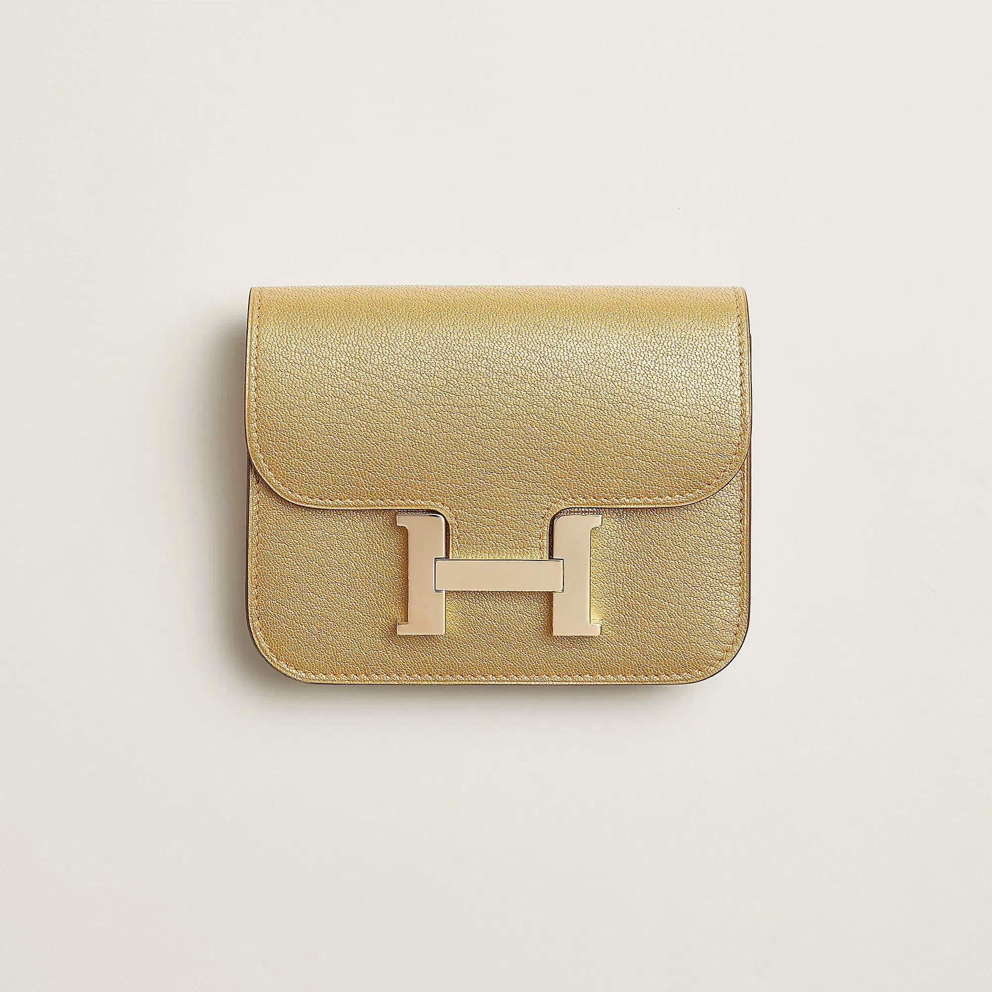 Hermes Constance Slim Wallet Alezan