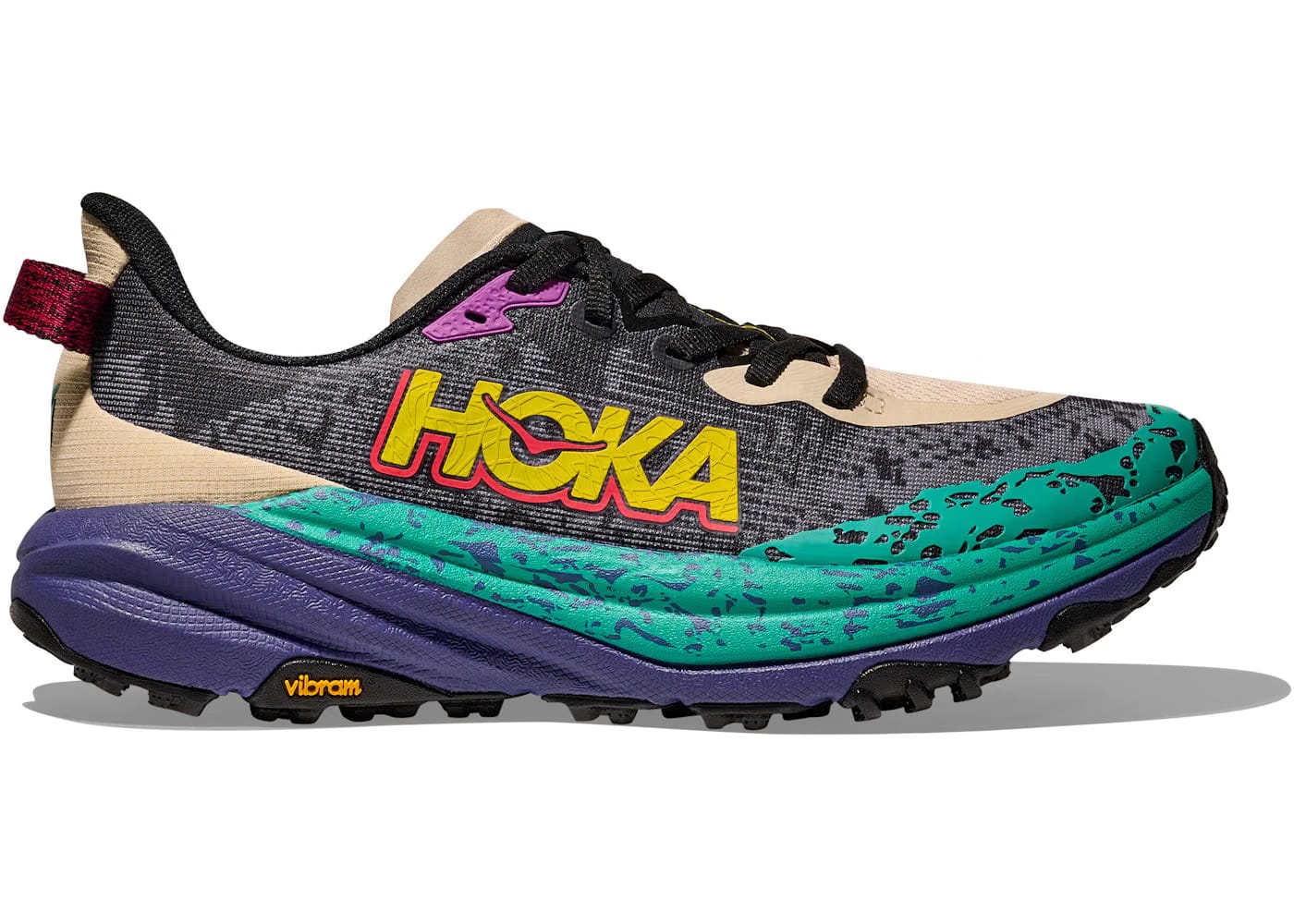 Hoka One One Speedgoat 6 Oatmeal Mountain Iris
