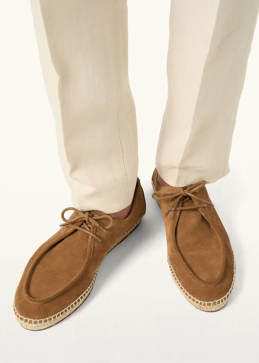 LoroPiana George Walk Espadrille Light Sand Dune