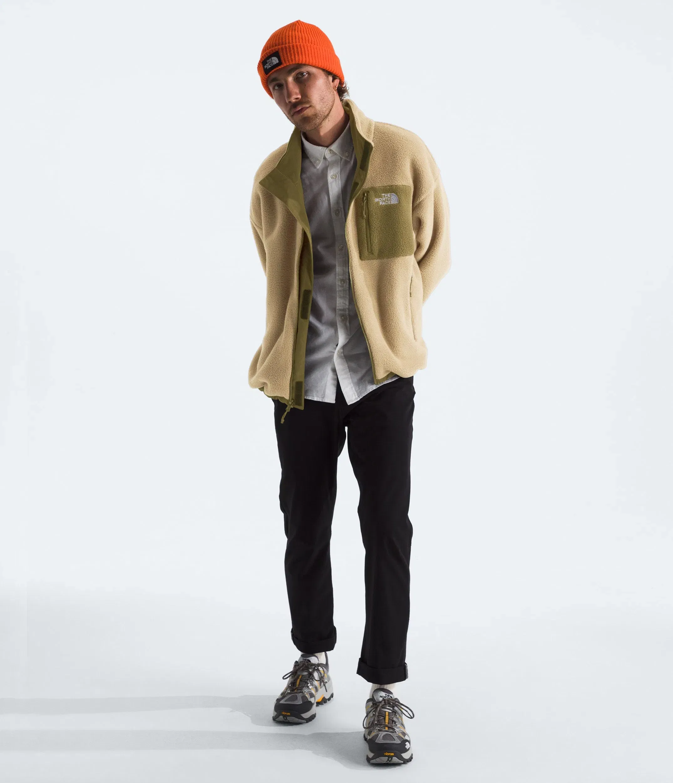 The North Face Men’s Yumiori Reversible Jacket Cedar-Khaki Stone