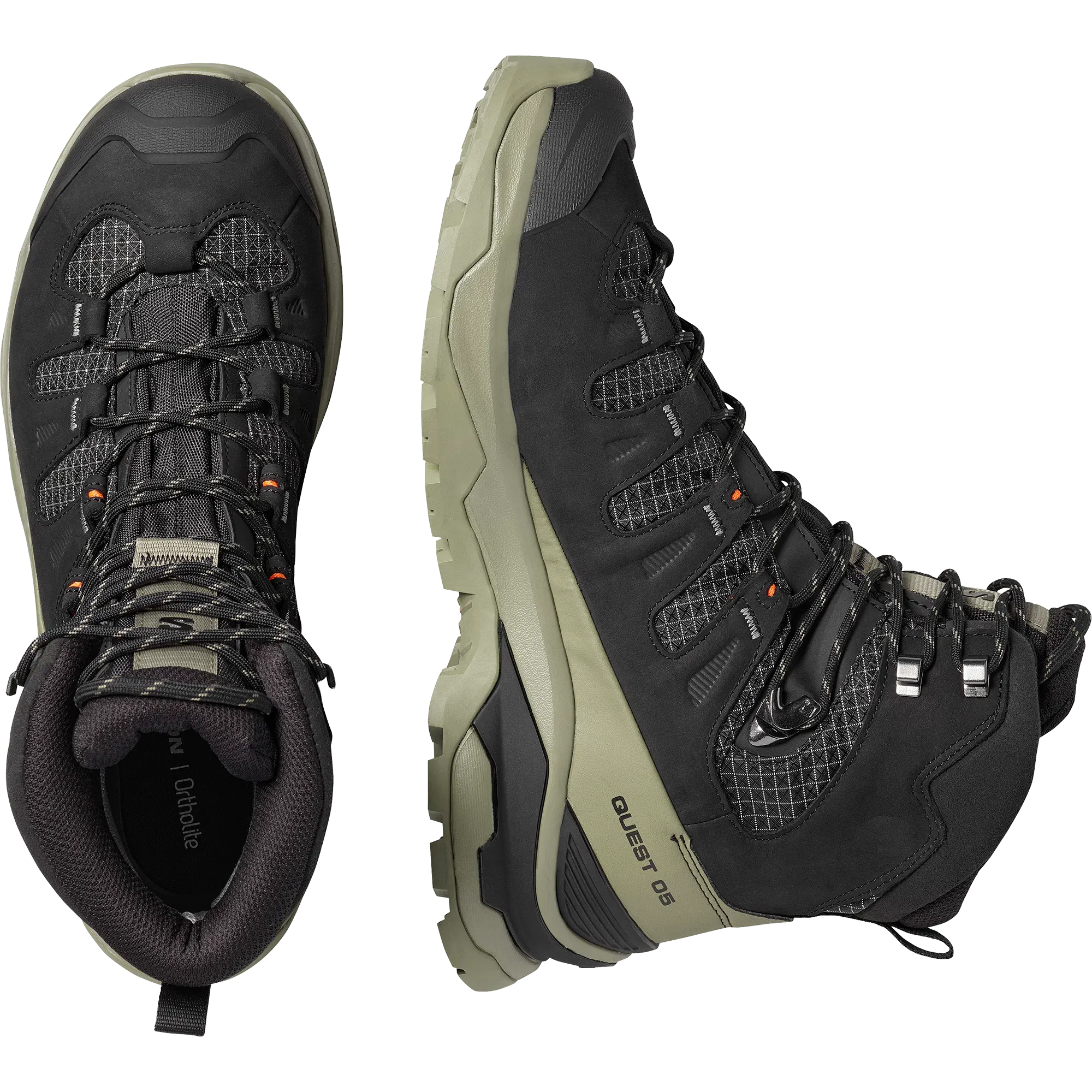 Salomon Quest 5 Gore Tex Hiking & Backpacking Shoes Black