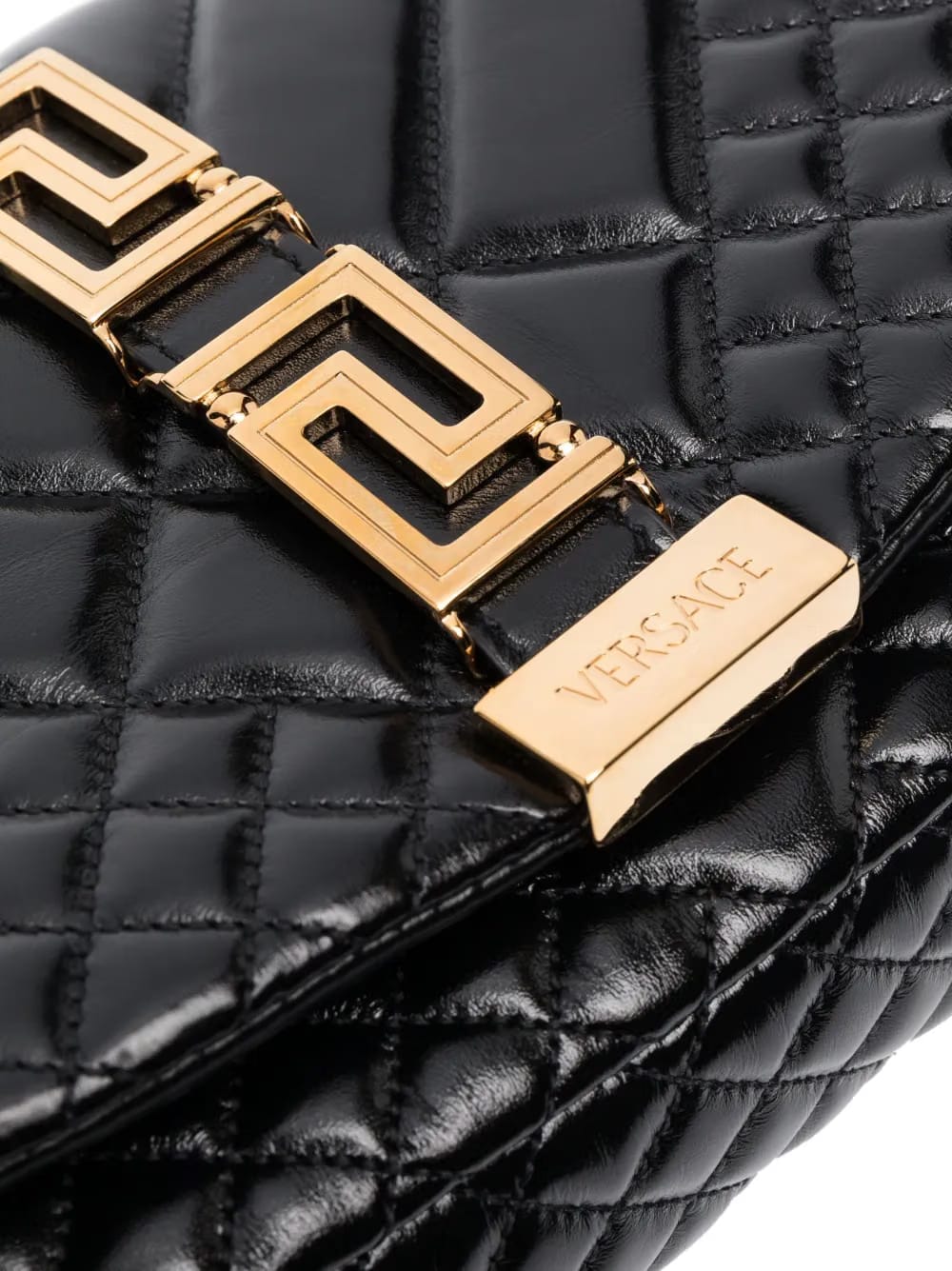 Greta Goddess quilted shoulder bag