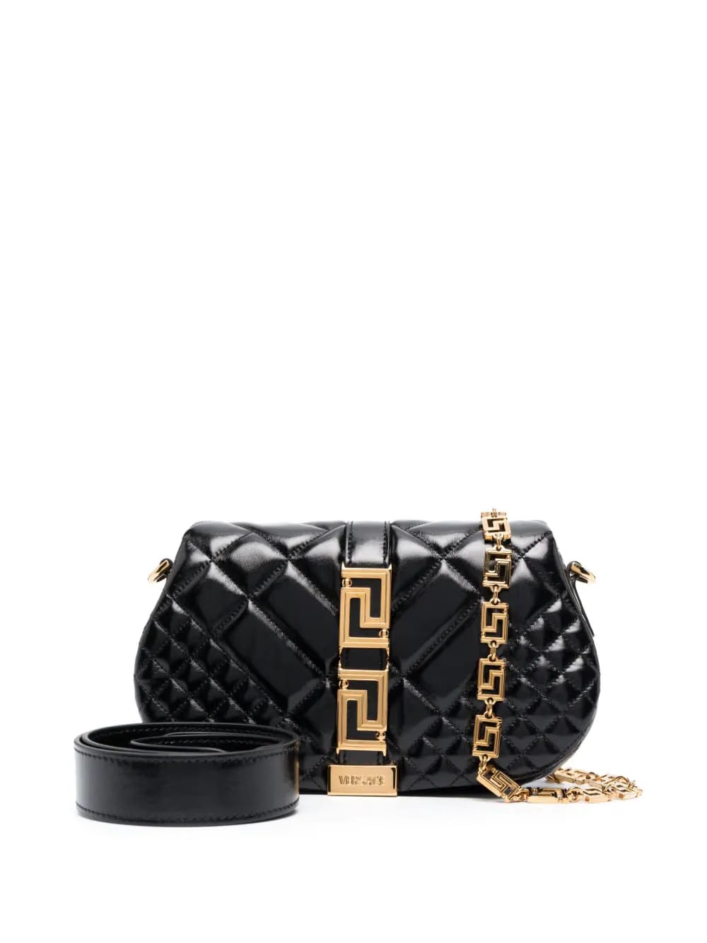Greta Goddess quilted shoulder bag