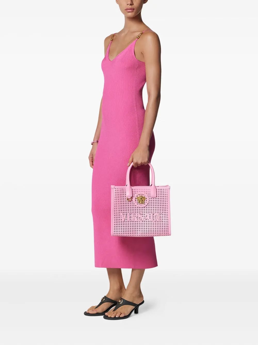small La Medusa laser-cut tote bag