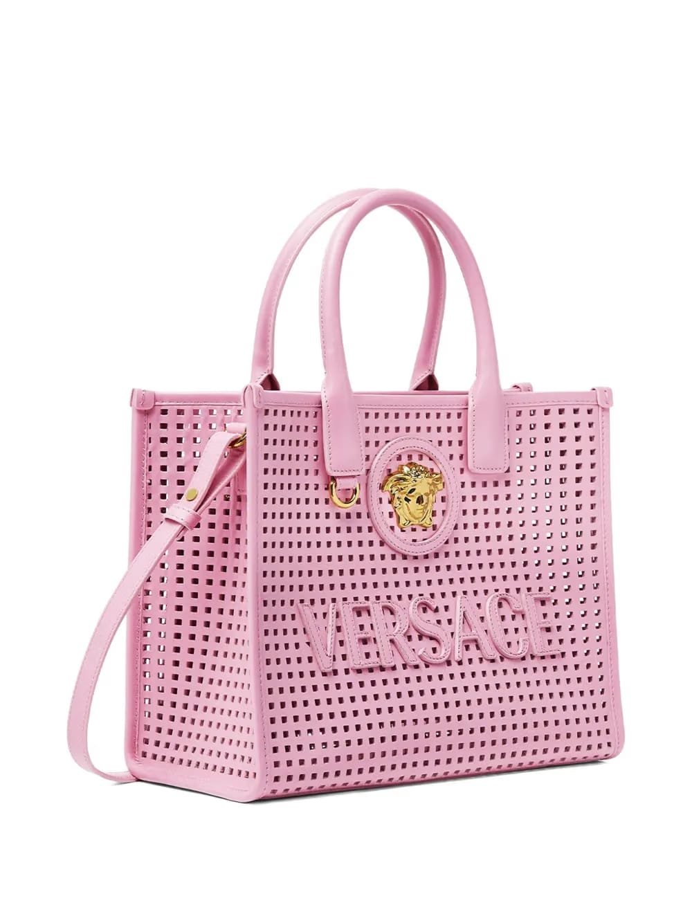 small La Medusa laser-cut tote bag
